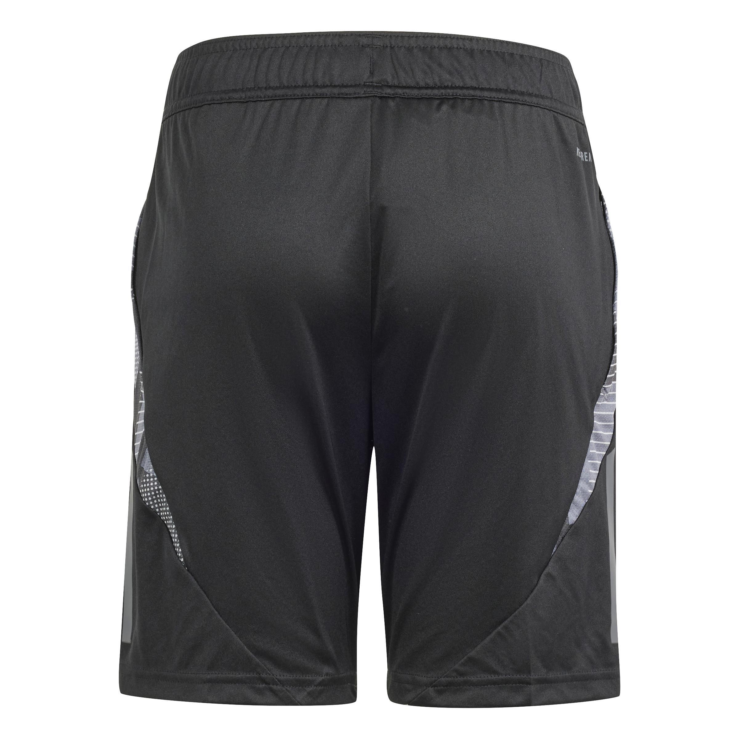 Unisex Kids Tiro 24 Competition Training Shorts, Black, , large image number 2