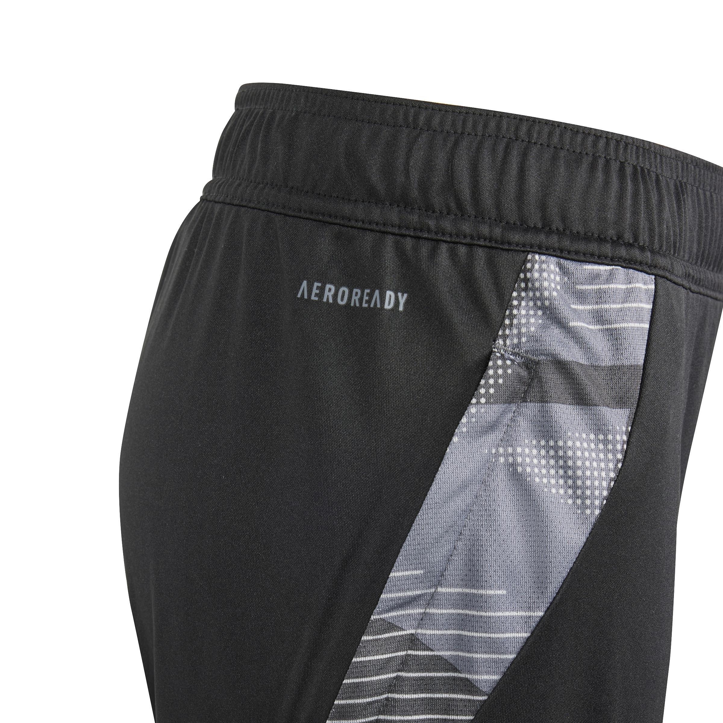 Unisex Kids Tiro 24 Competition Training Shorts, Black, , large image number 3
