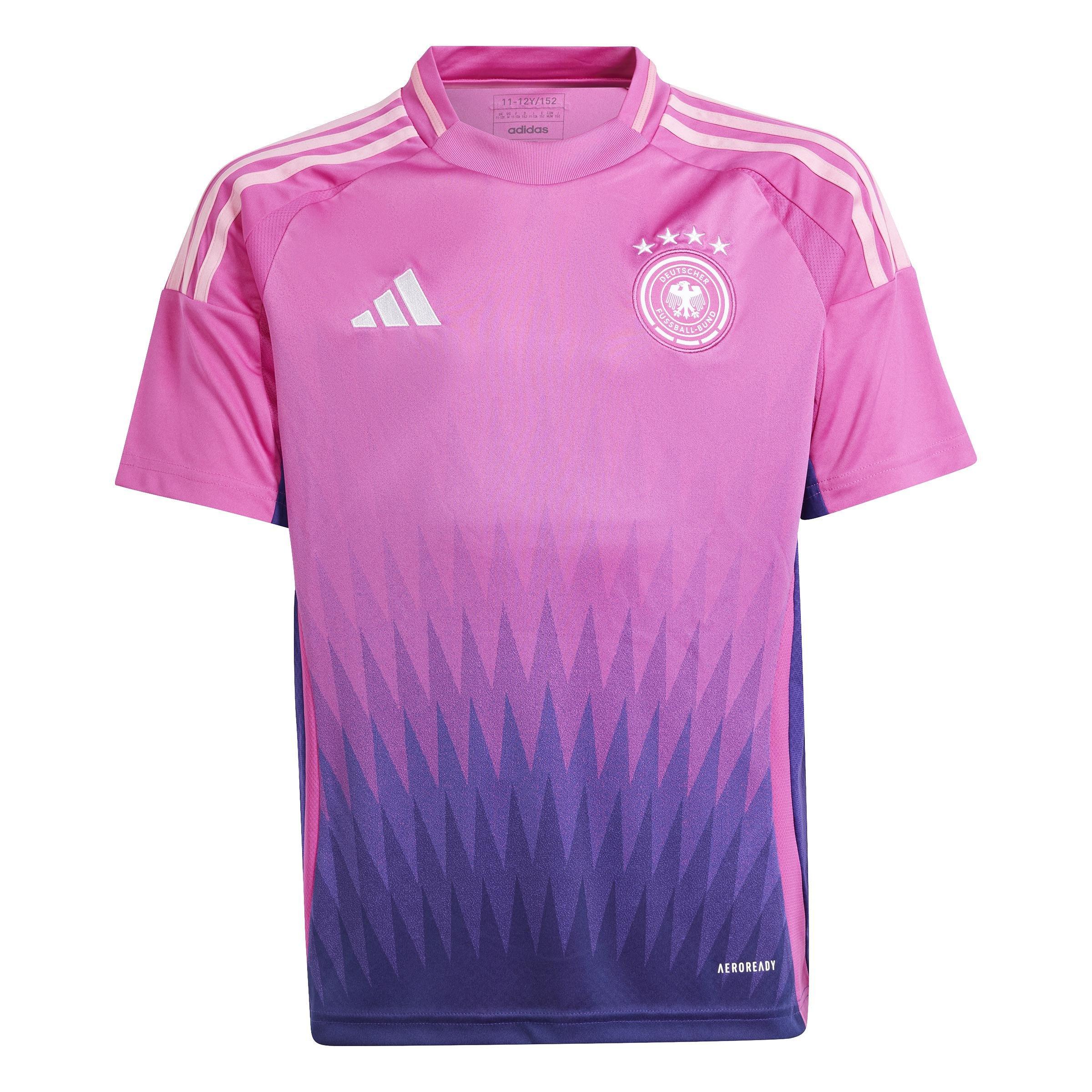 Kids Germany 24 Away Jersey, Pink, A901_ONE, large image number 1