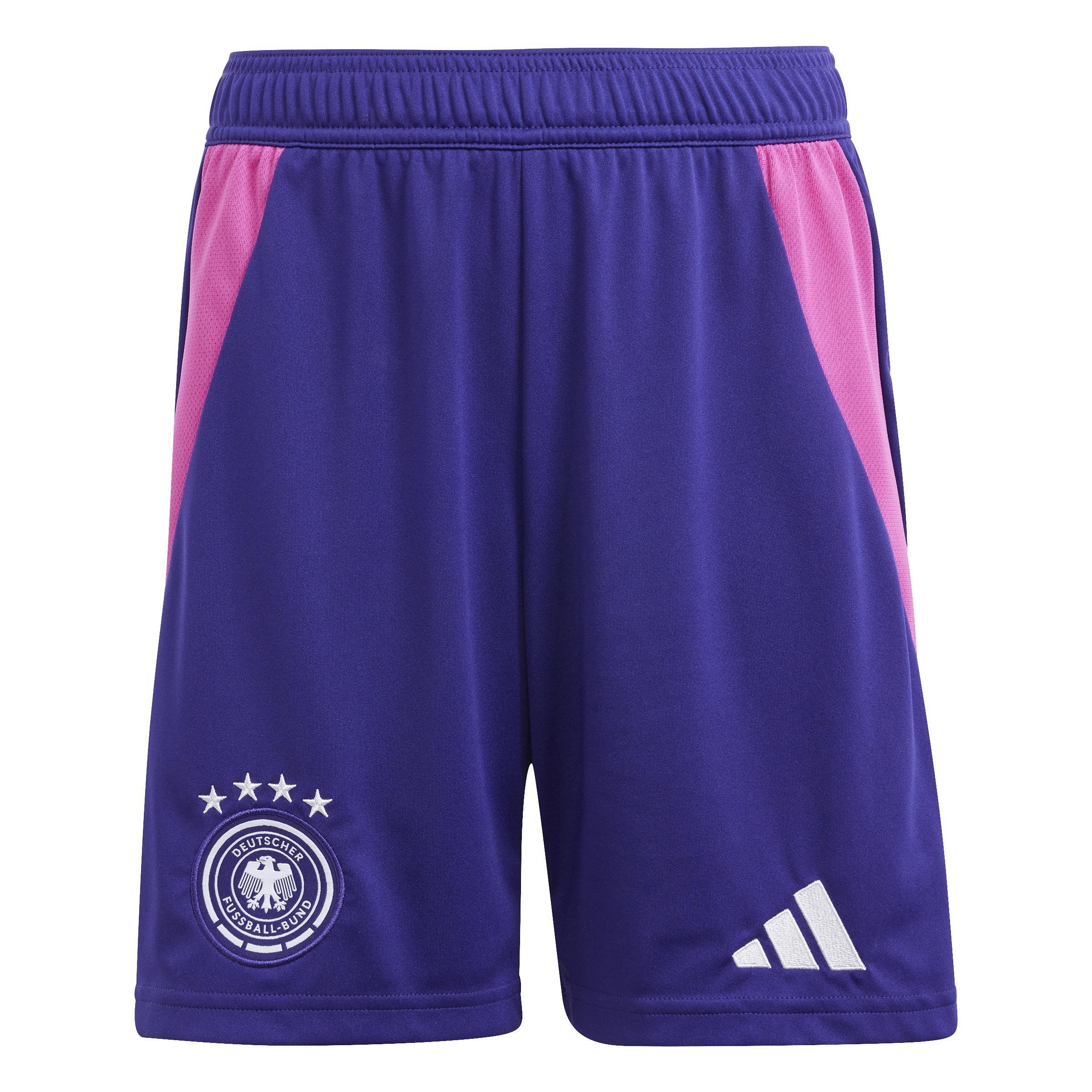 Kids Germany 24 Away Shorts, Purple, , large image number 0