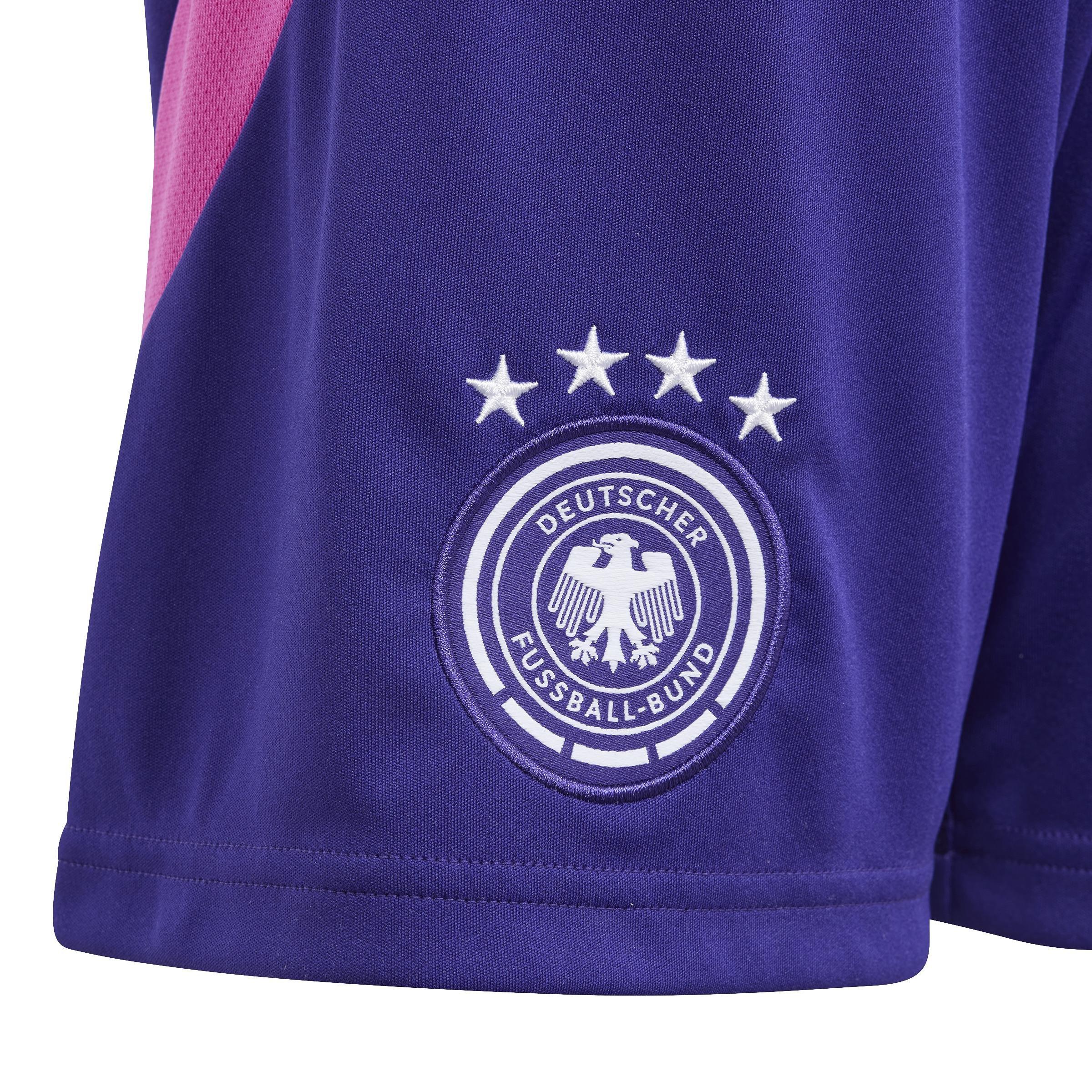 Kids Germany 24 Away Shorts, Purple, , large image number 5