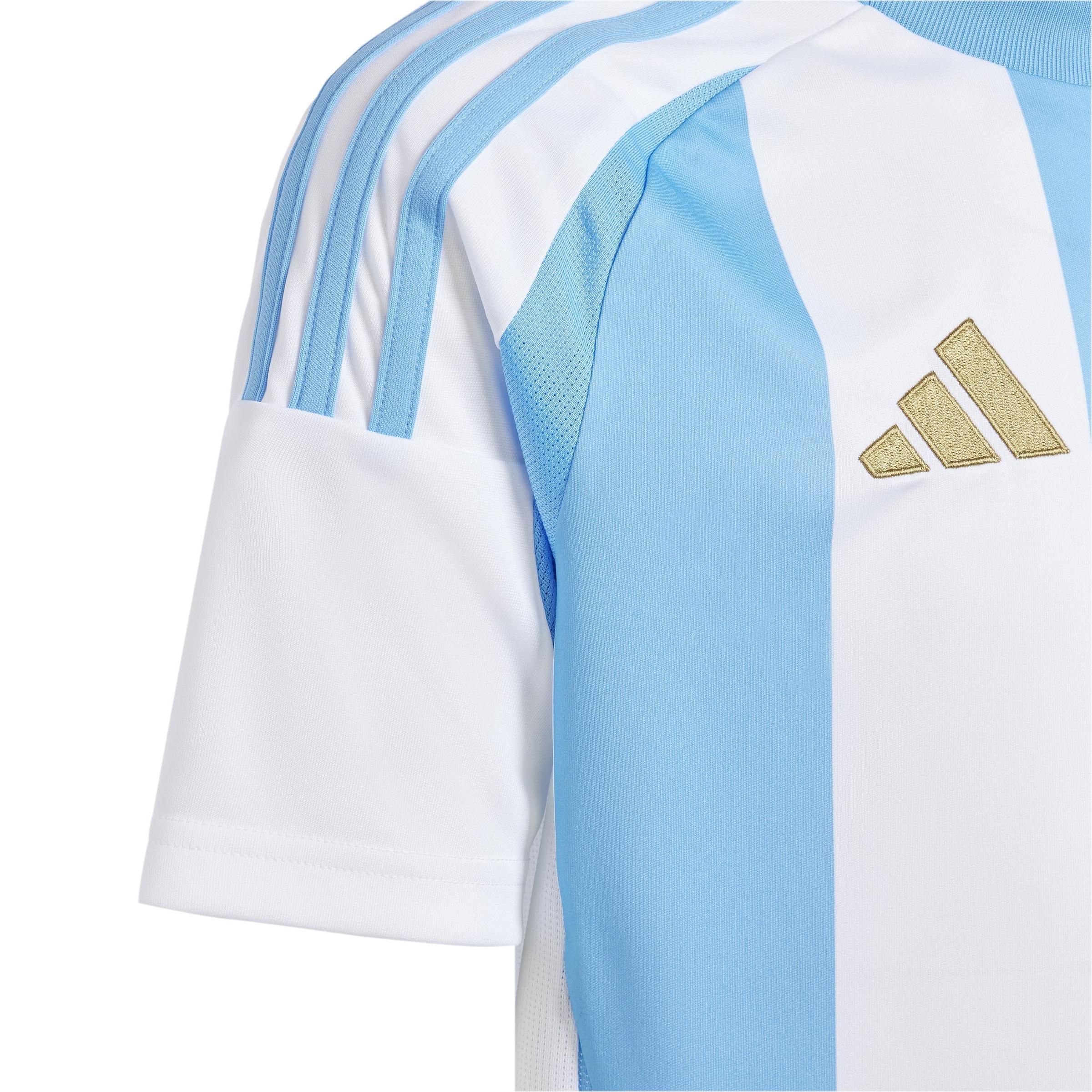 Kids Argentina 24 Home Jersey, White, A901_ONE, large image number 4