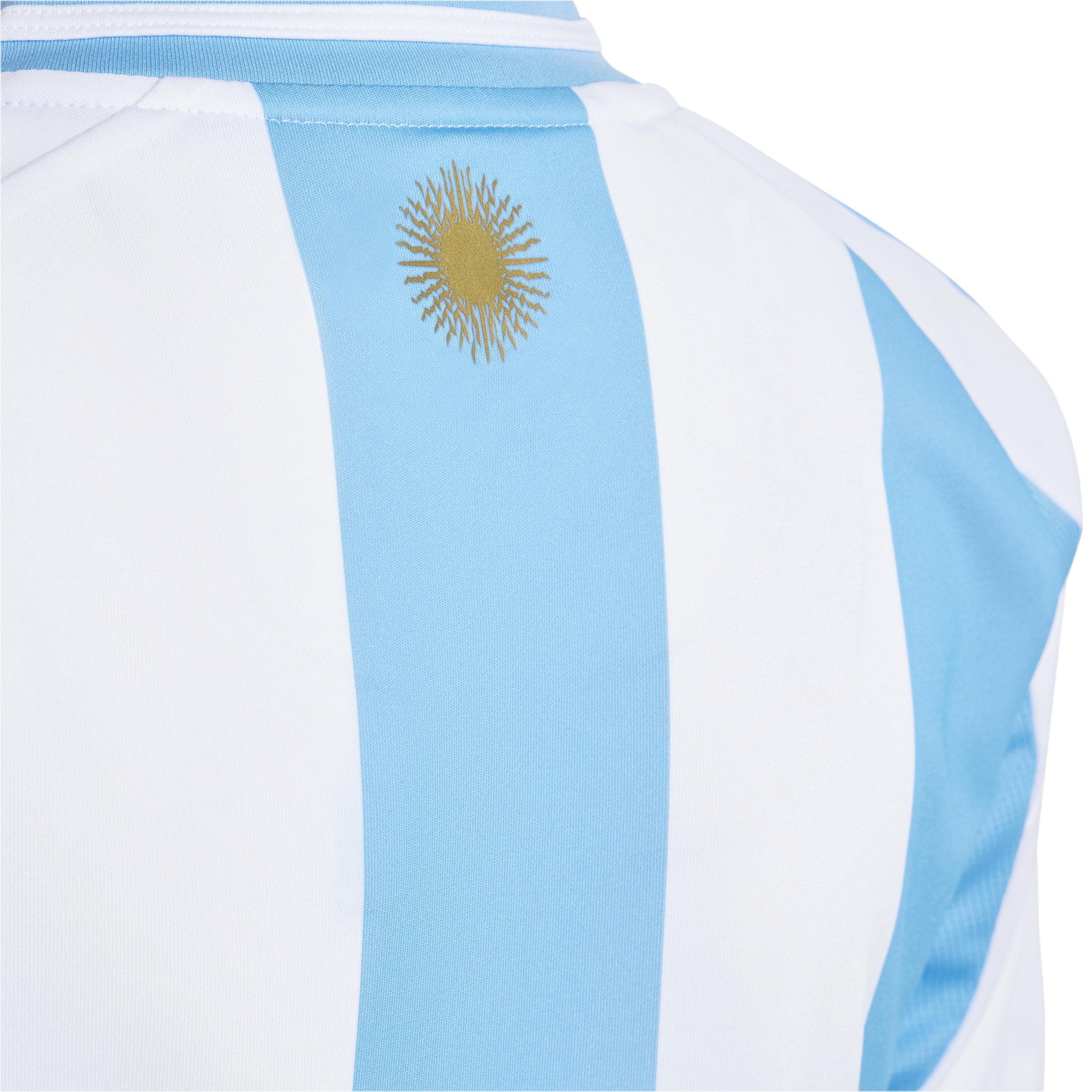 Kids Argentina 24 Home Jersey, White, A901_ONE, large image number 5