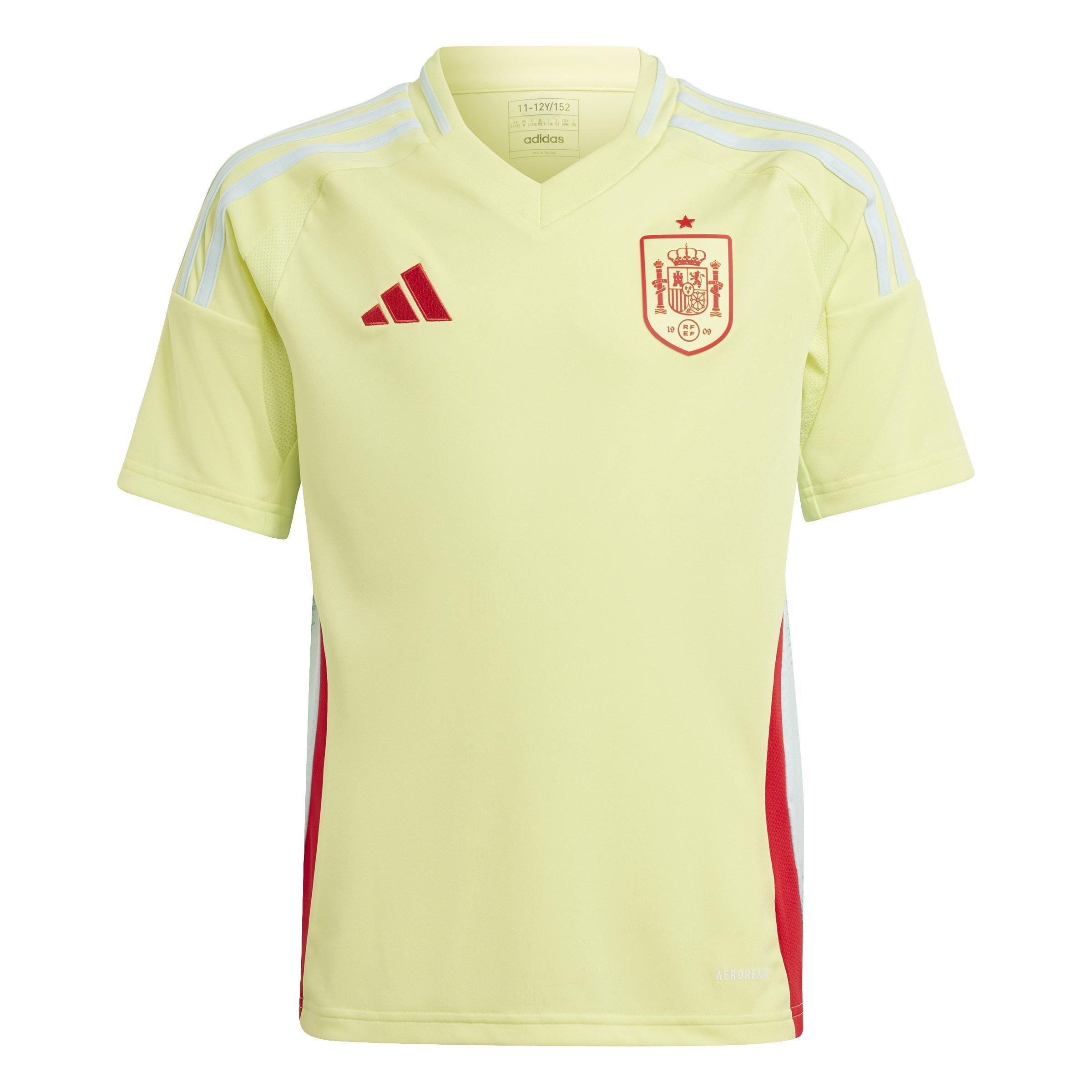 Kids Spain 24 Away Jersey, Yellow, , large image number 1