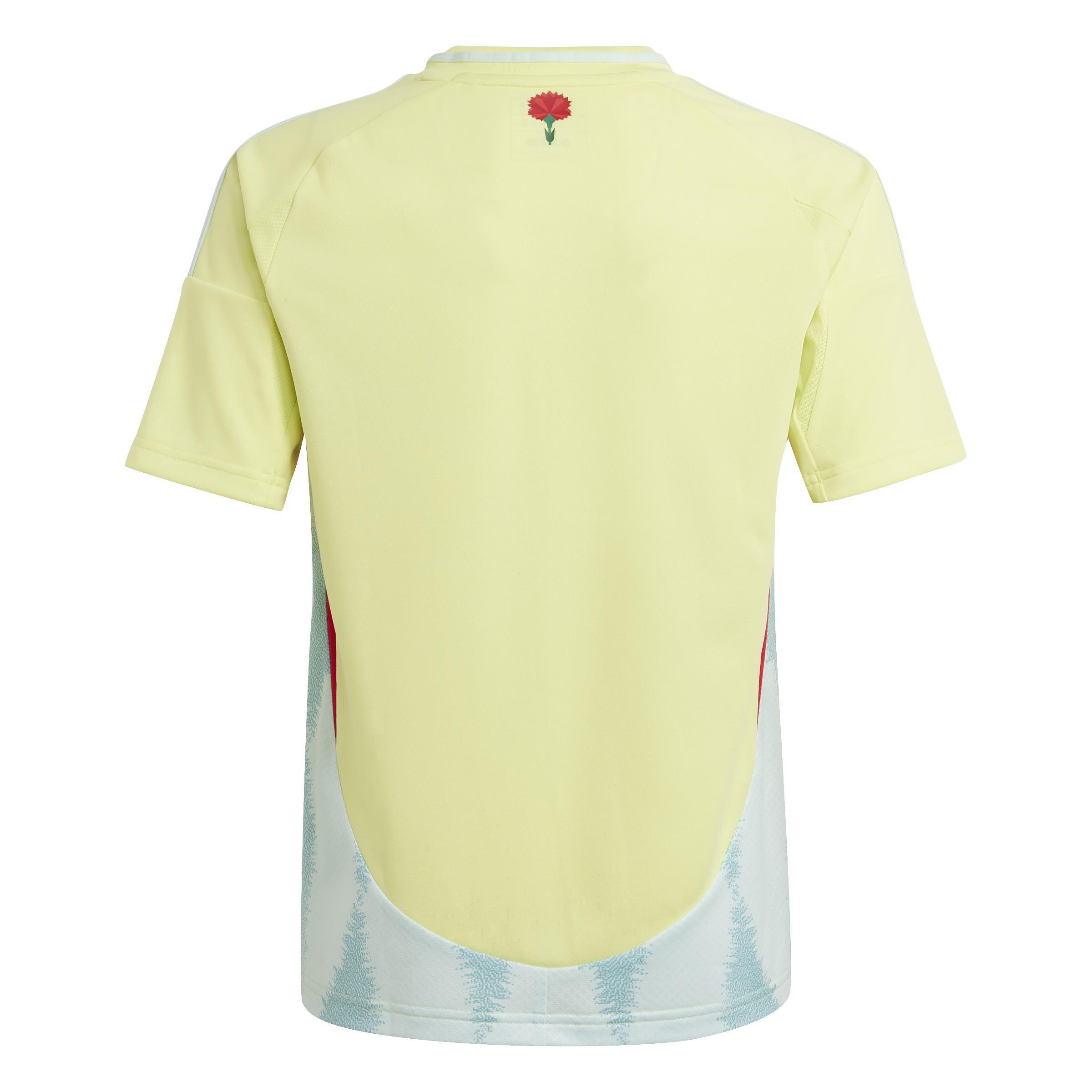 Kids Spain 24 Away Jersey, Yellow, , large image number 2