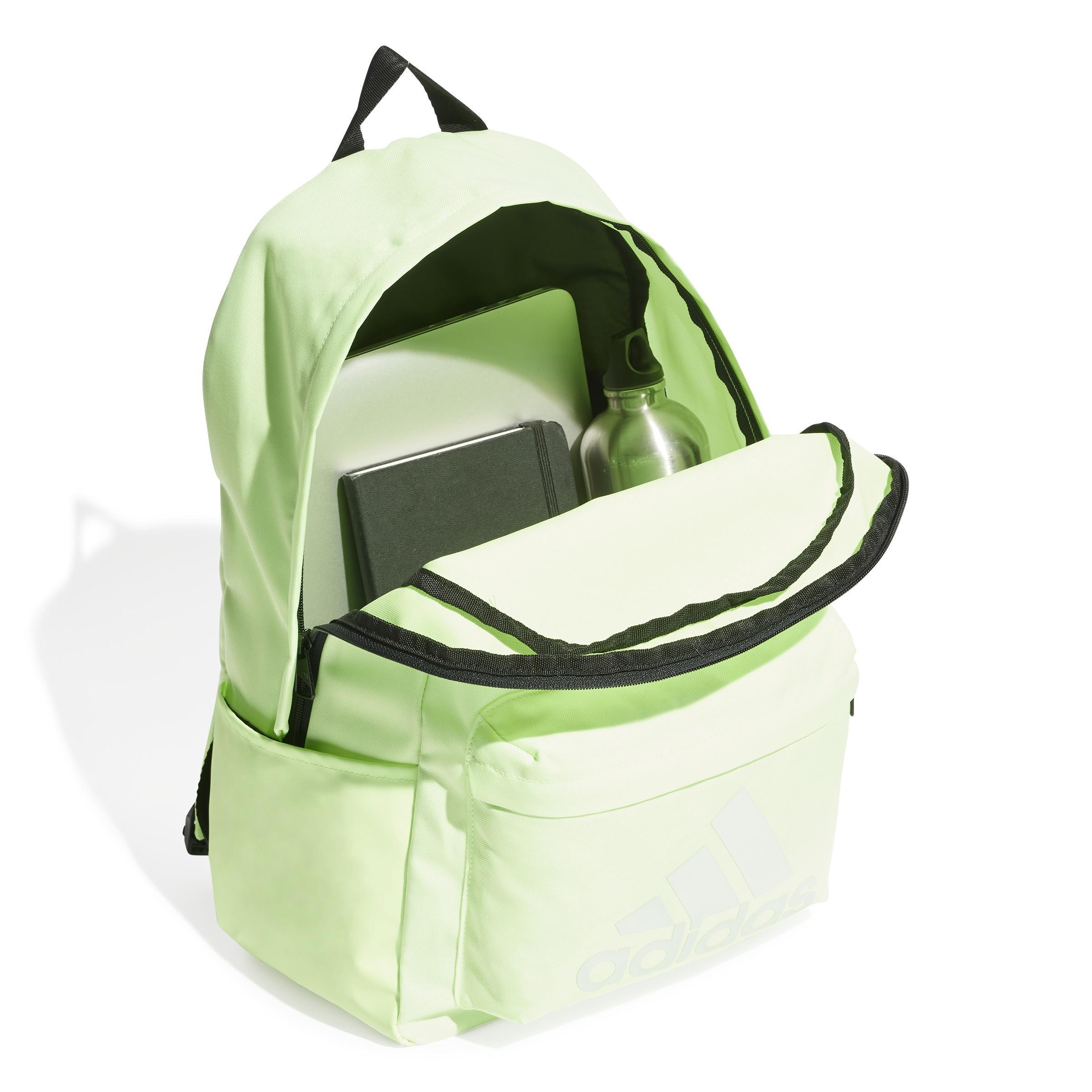 Unisex Classic Badge of Sport Backpack, Green, A901_ONE, large image number 2