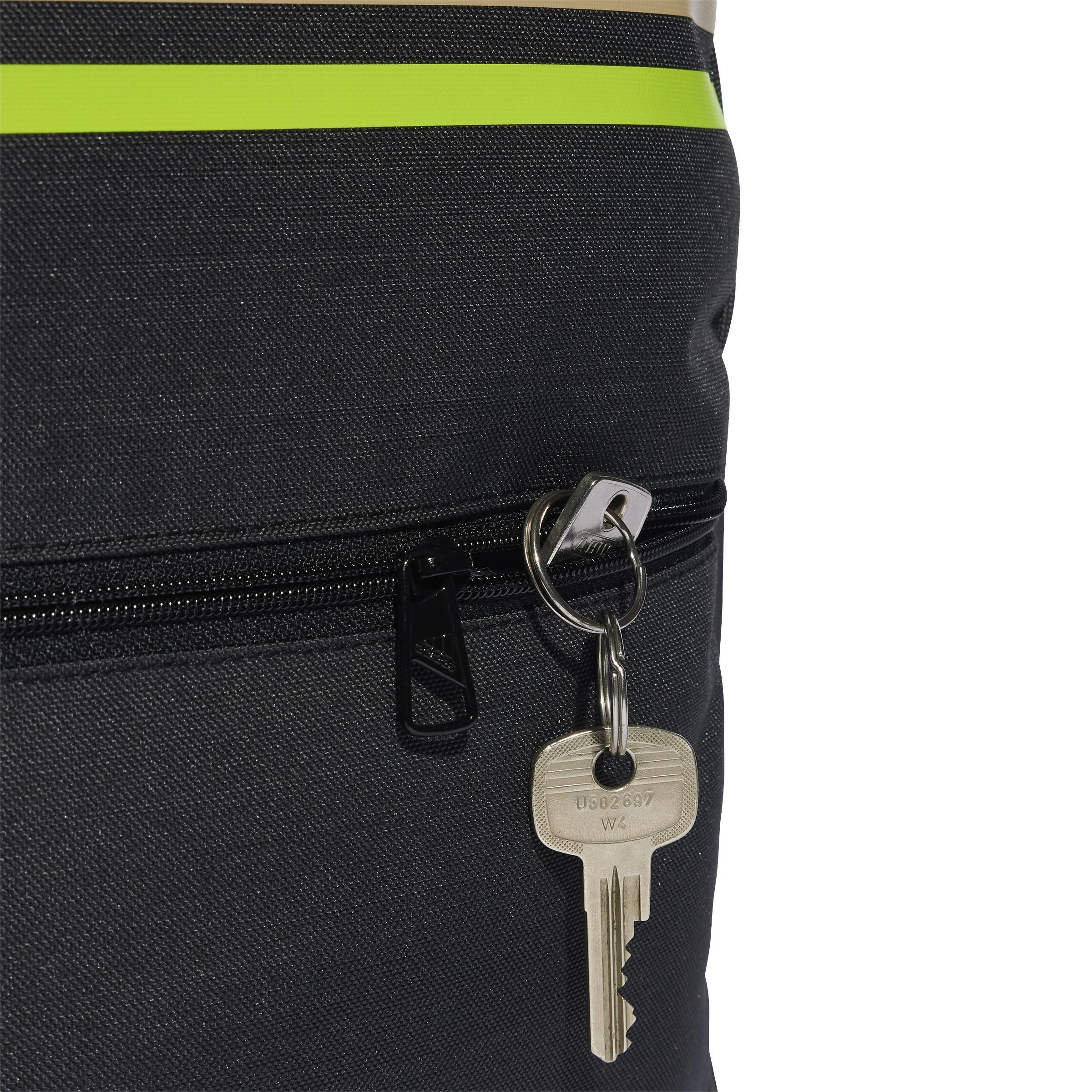 Unisex Classic 3-Stripes Backpack, Black, A901_ONE, large image number 5