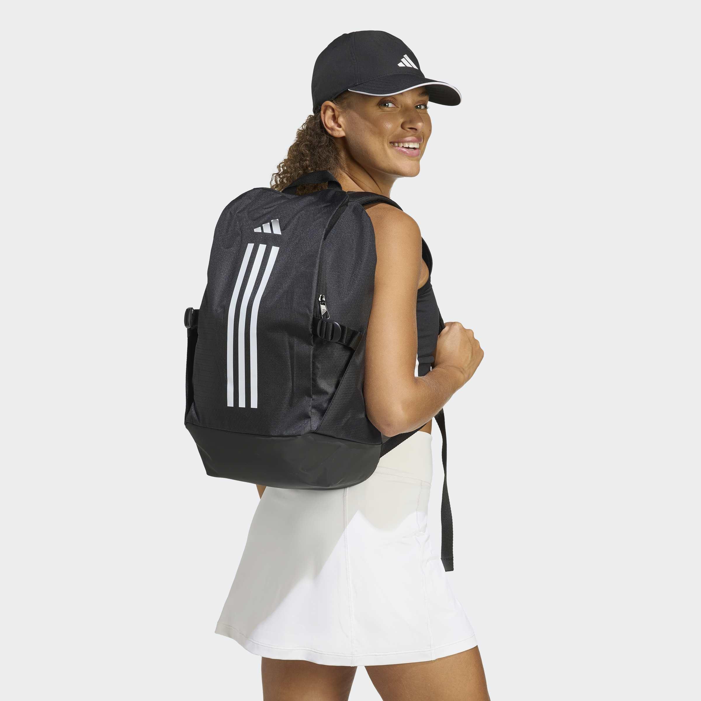 Unisex Essentials 3-Stripes Backpack, Black, A901_ONE, large image number 7
