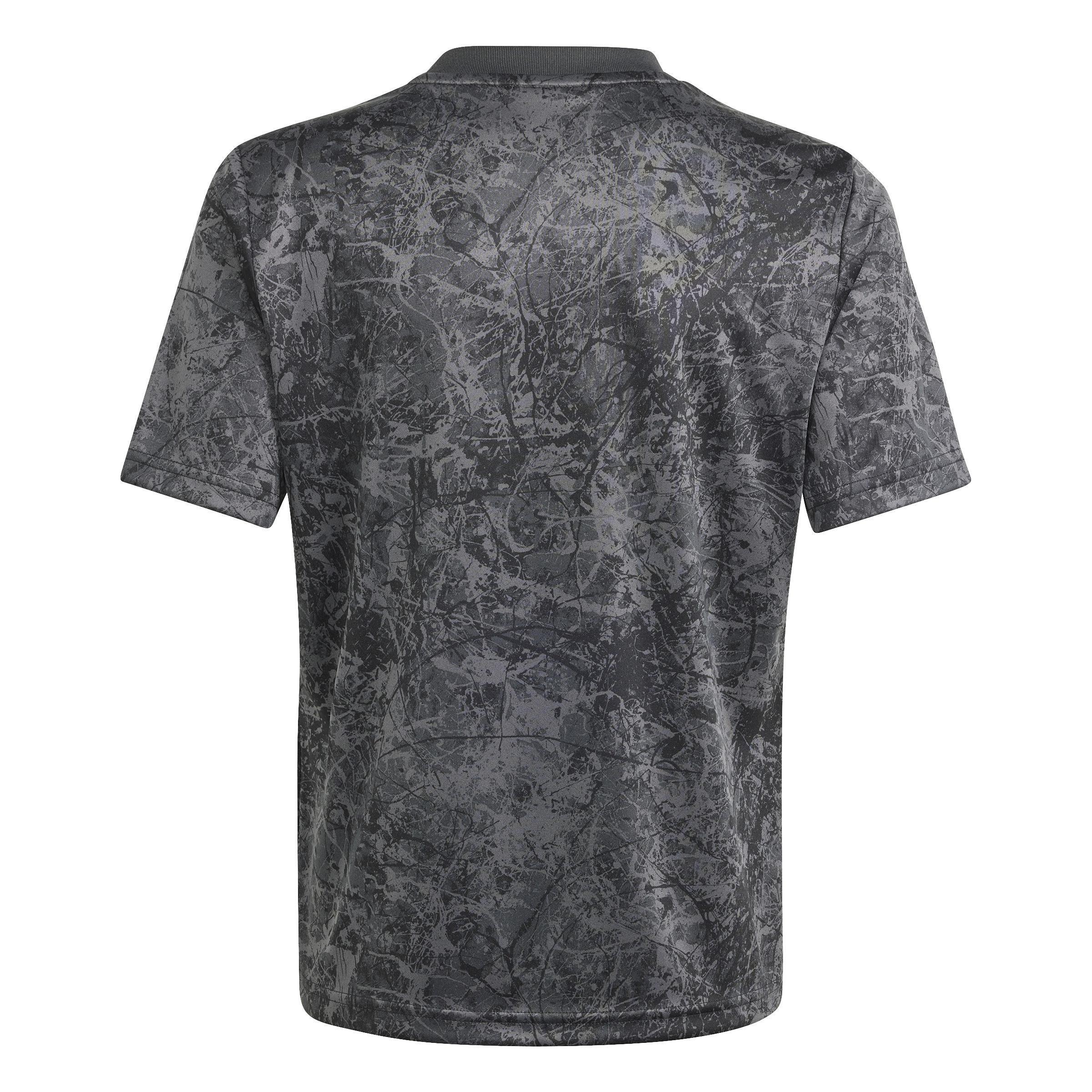 Kids Manchester United Stone Roses Pre-Match Jersey, Black, A901_ONE, large image number 2