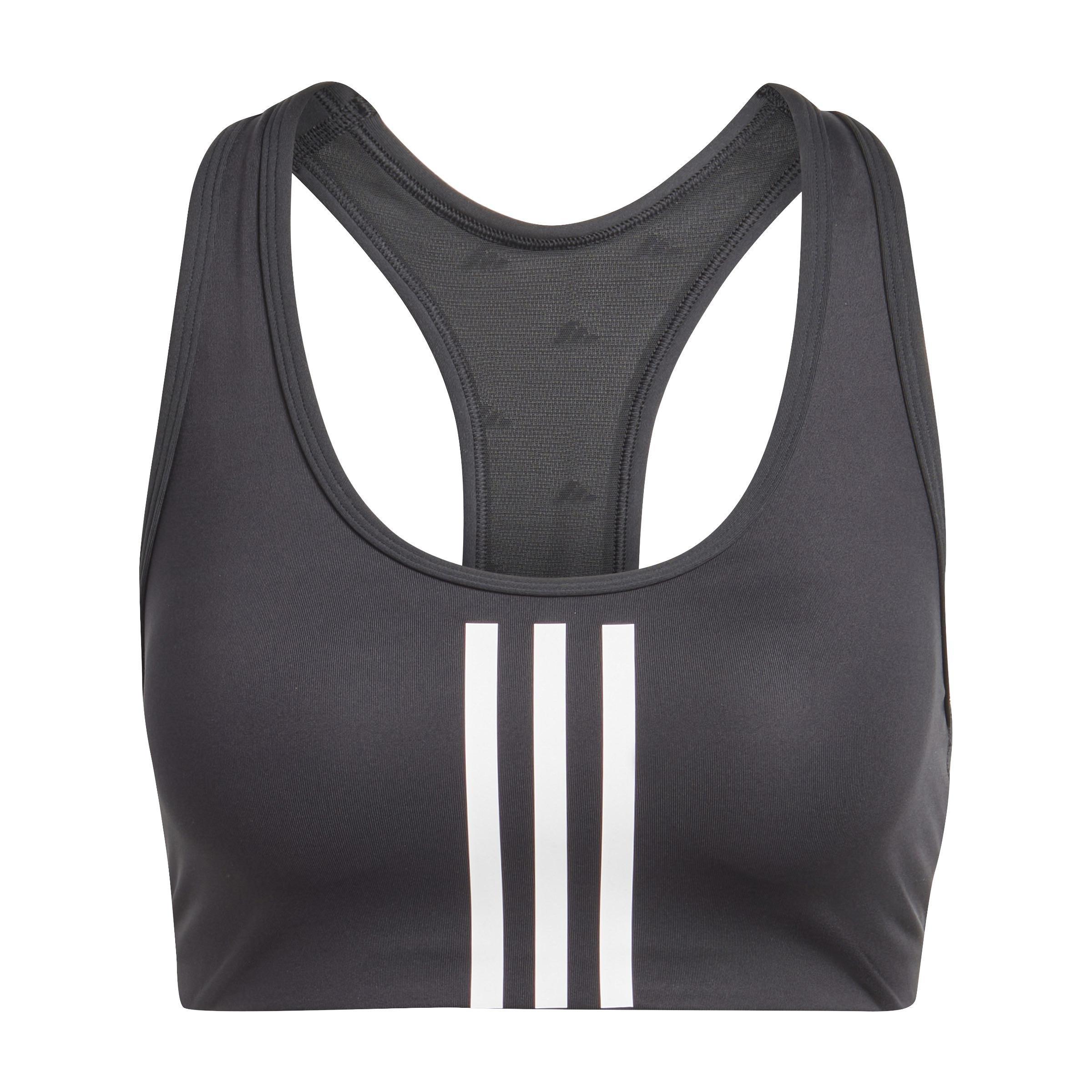 Powerimpact Training Medium-Support Bra - Mix Mat Iteration, Black, , large image number 2