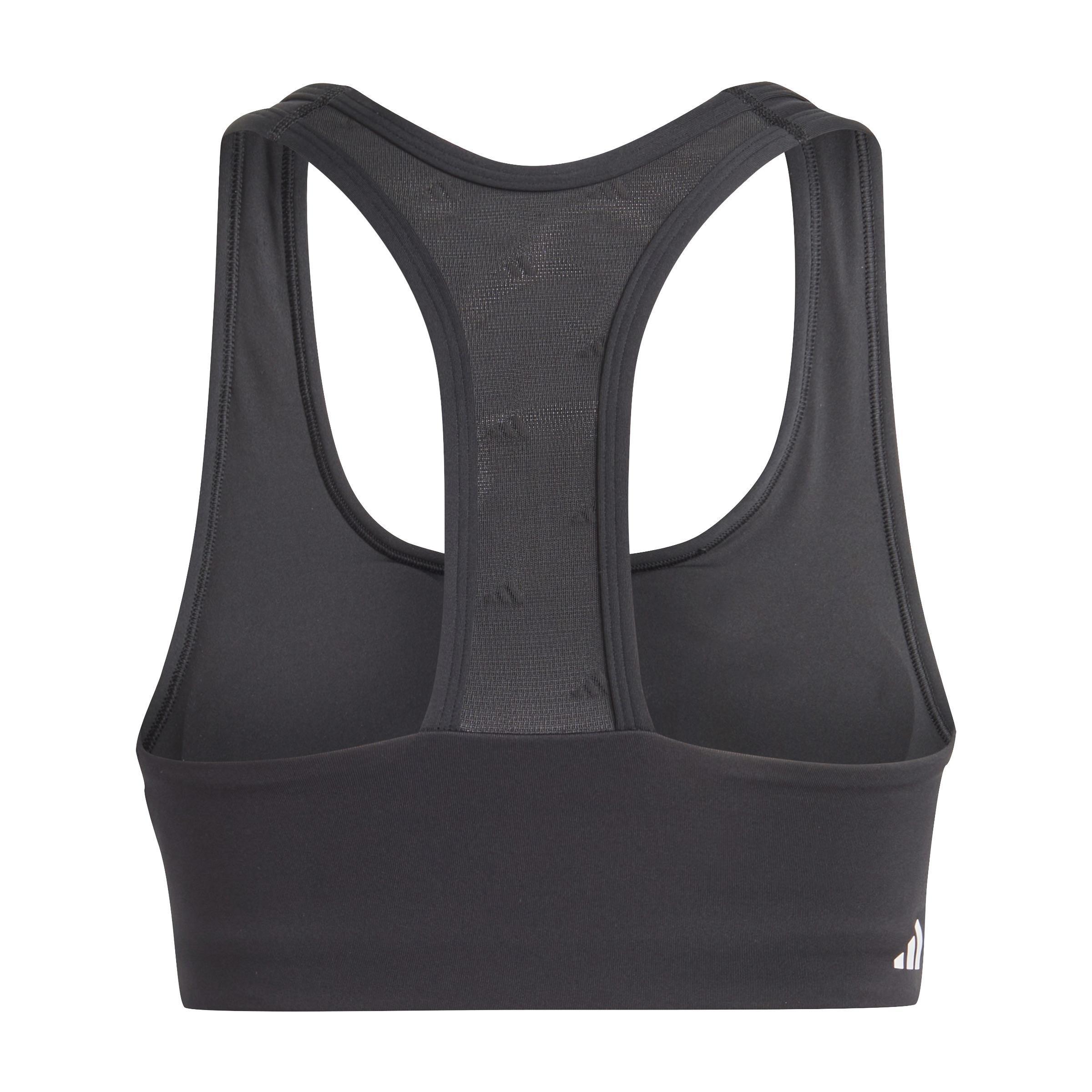 Powerimpact Training Medium-Support Bra - Mix Mat Iteration, Black, , large image number 3