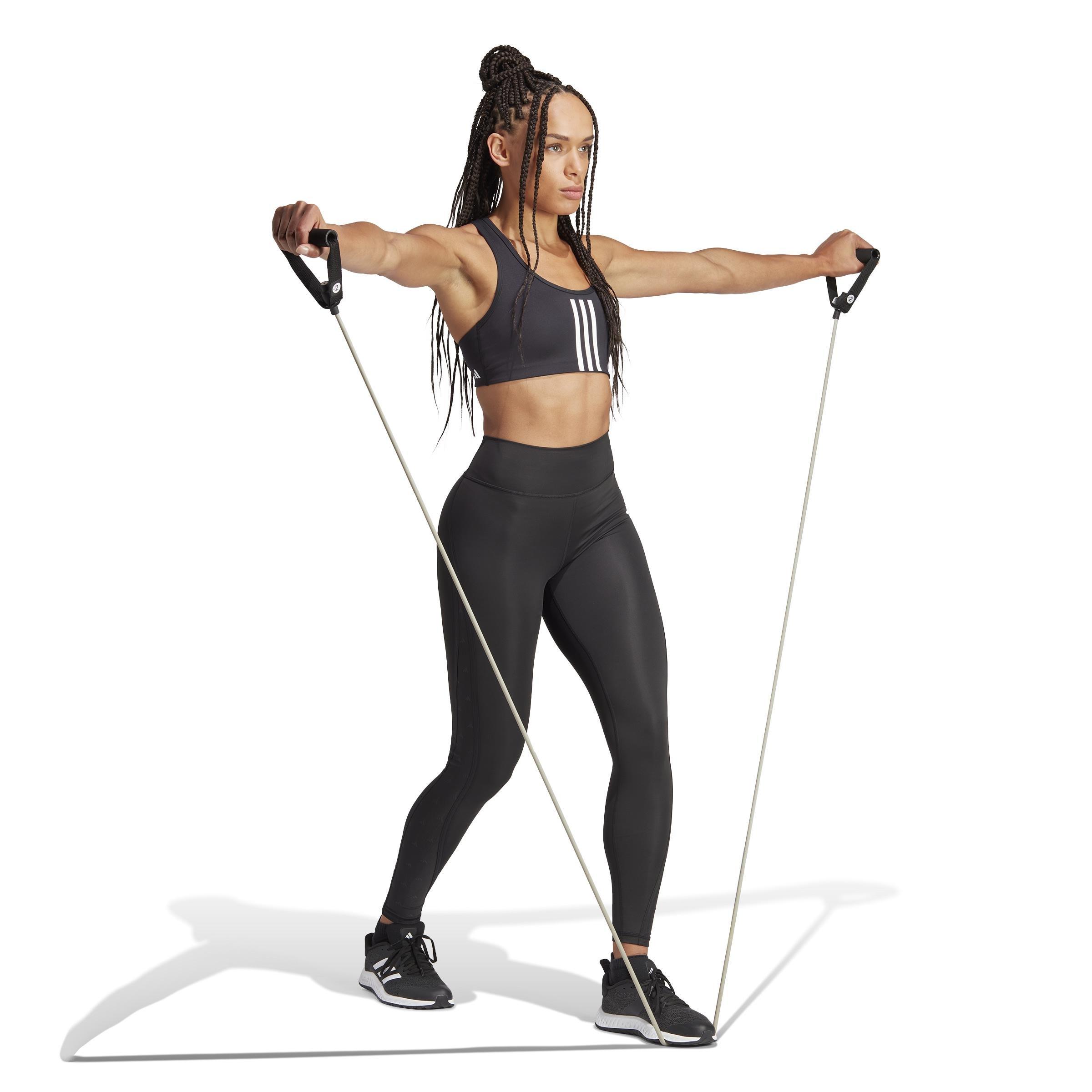 Powerimpact Training Medium-Support Bra - Mix Mat Iteration, Black, , large image number 7