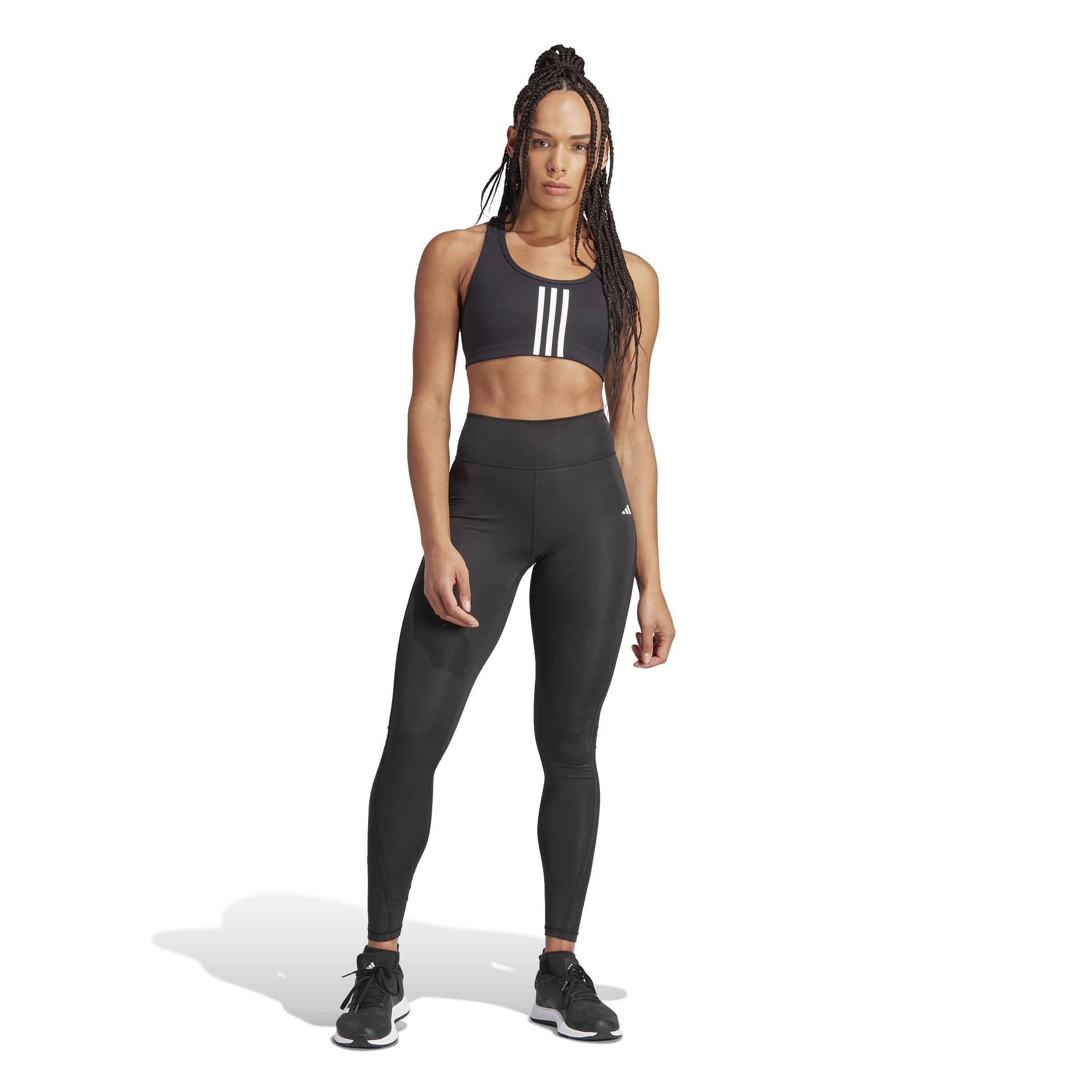 Powerimpact Training Medium-Support Bra - Mix Mat Iteration, Black, , large image number 8