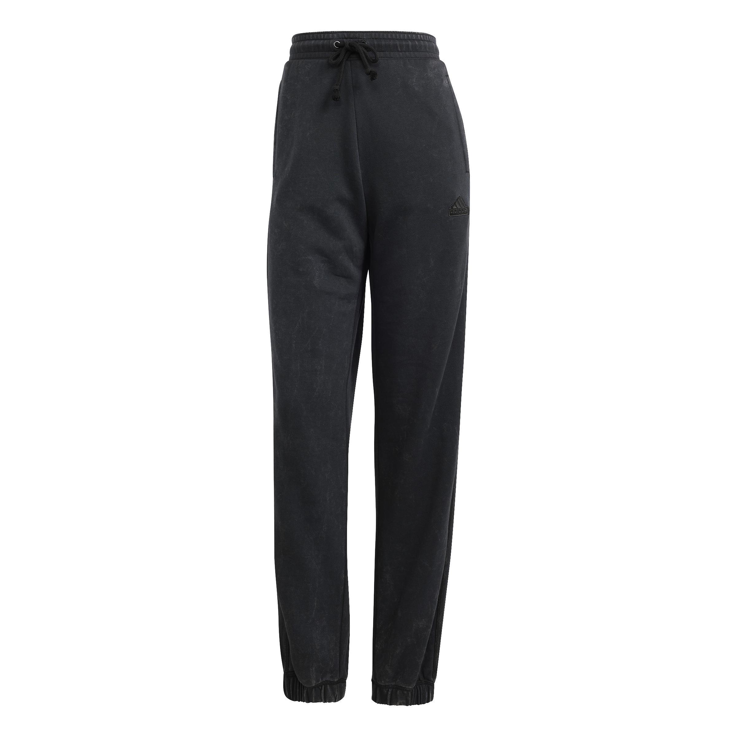 All Szn French Terry 3-Stripes Garment Wash Joggers, Black