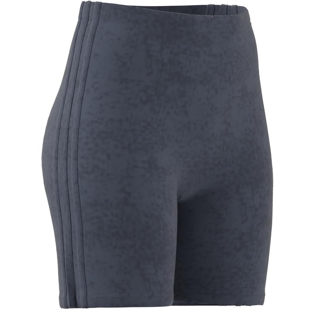ALL SZN 3-Stripes Garment Wash Bike Shorts, Blue, , large image number 9