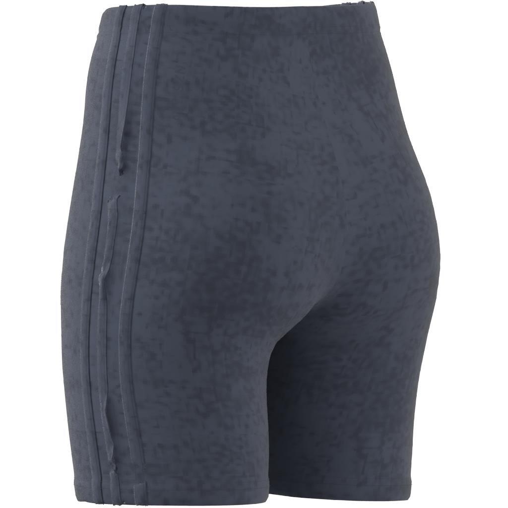 ALL SZN 3-Stripes Garment Wash Bike Shorts, Blue, , large image number 12