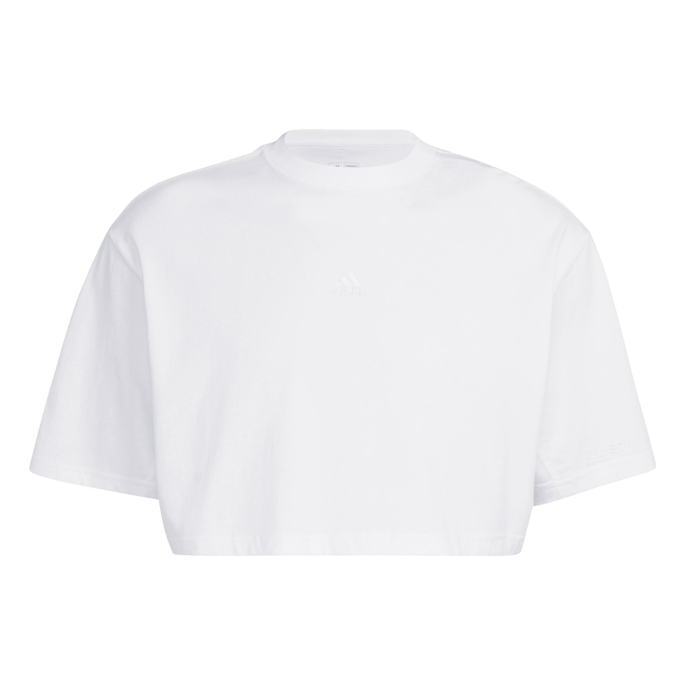 ALL SZN Loose Crop T-Shirt, White, A901_ONE, large image number 0