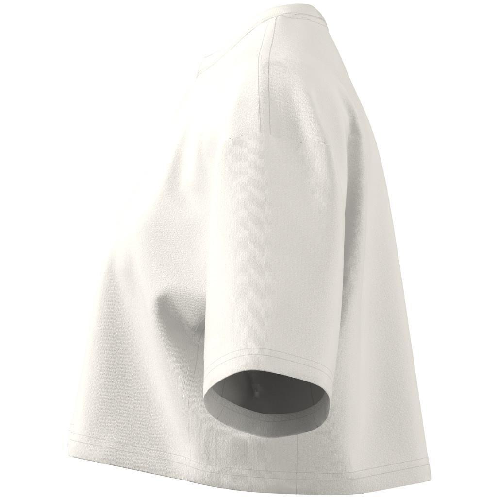 ALL SZN Loose Crop T-Shirt, White, A901_ONE, large image number 4