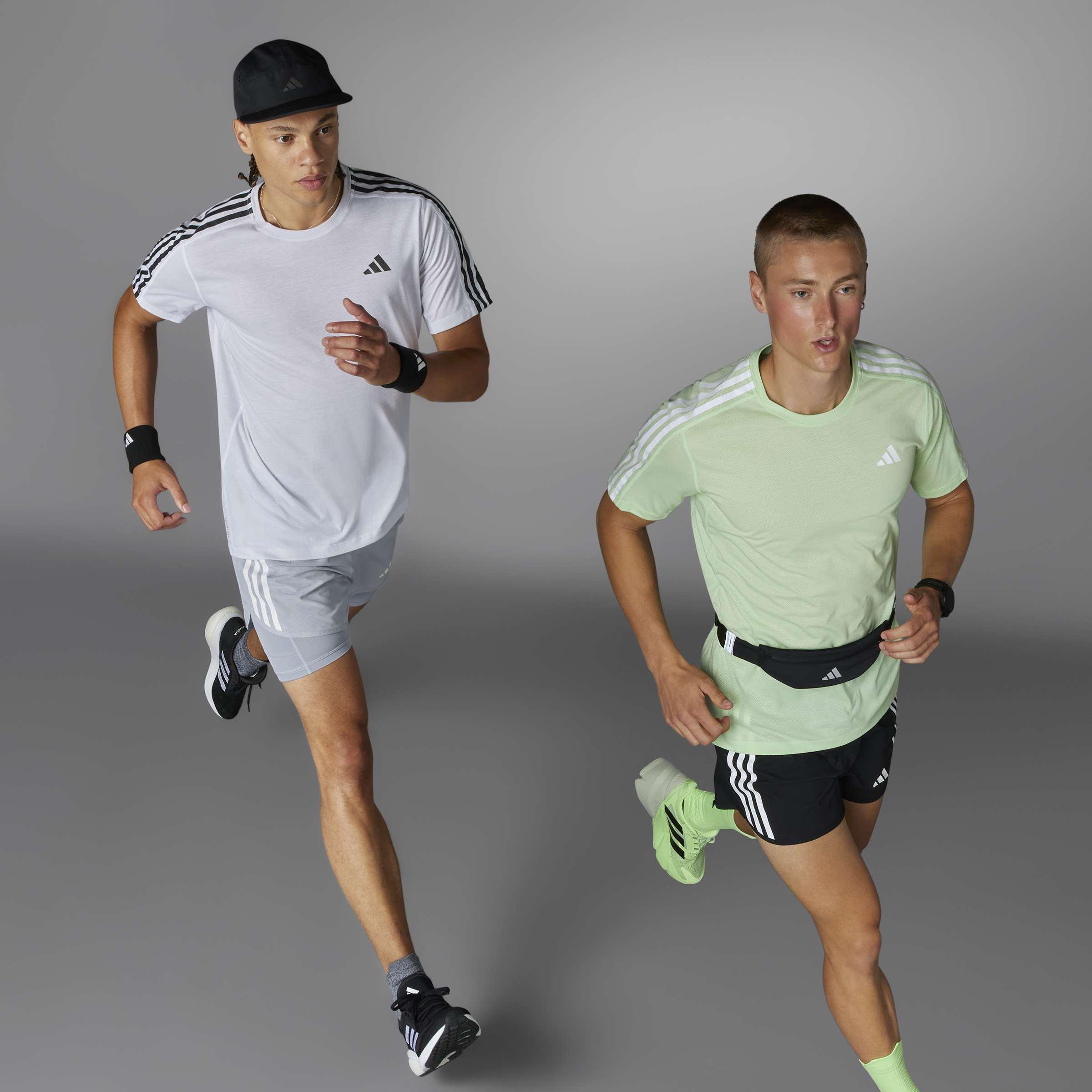 Own the Run 3-Stripes T-Shirt, White, A901_ONE, large image number 5