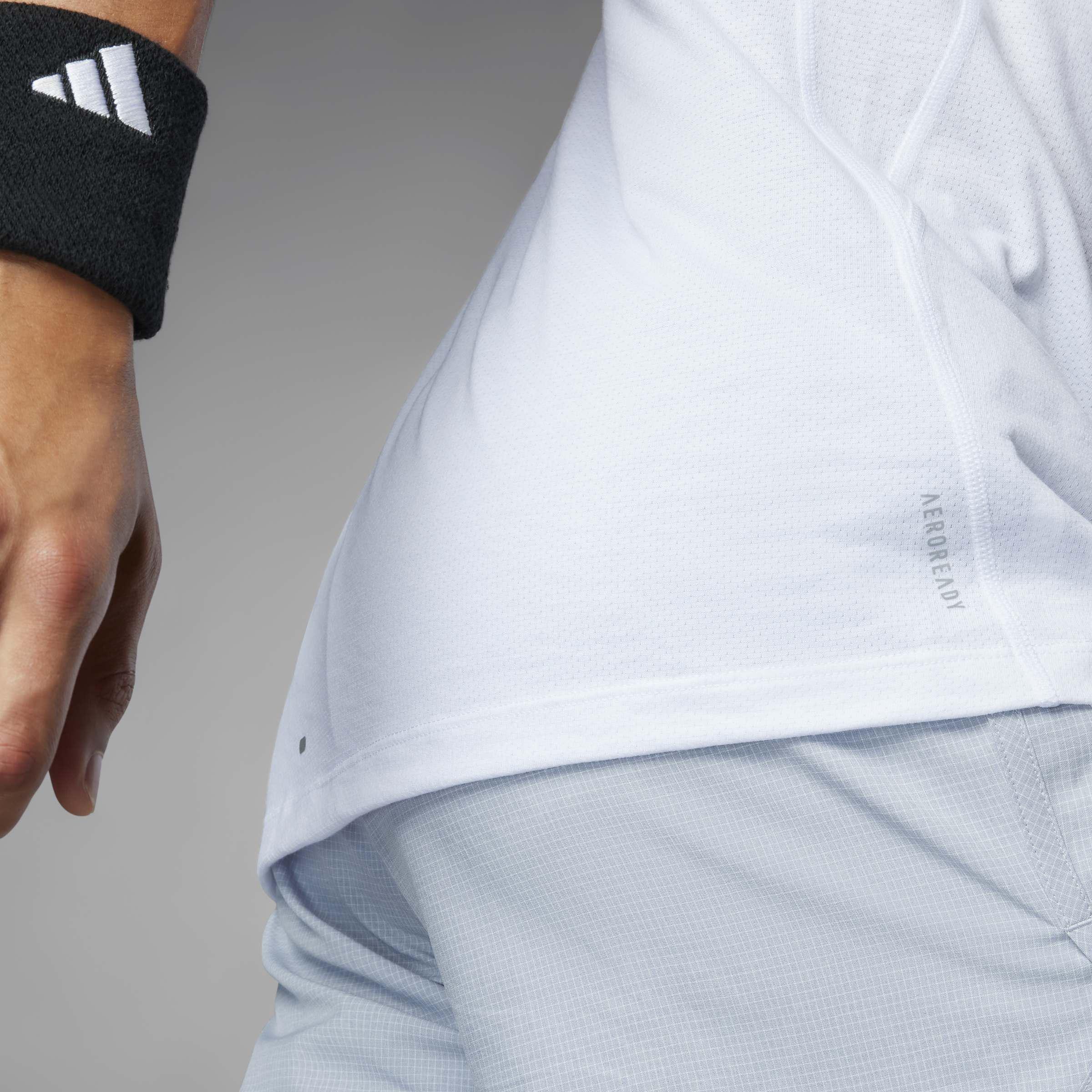 Own the Run 3-Stripes T-Shirt, White, A901_ONE, large image number 6