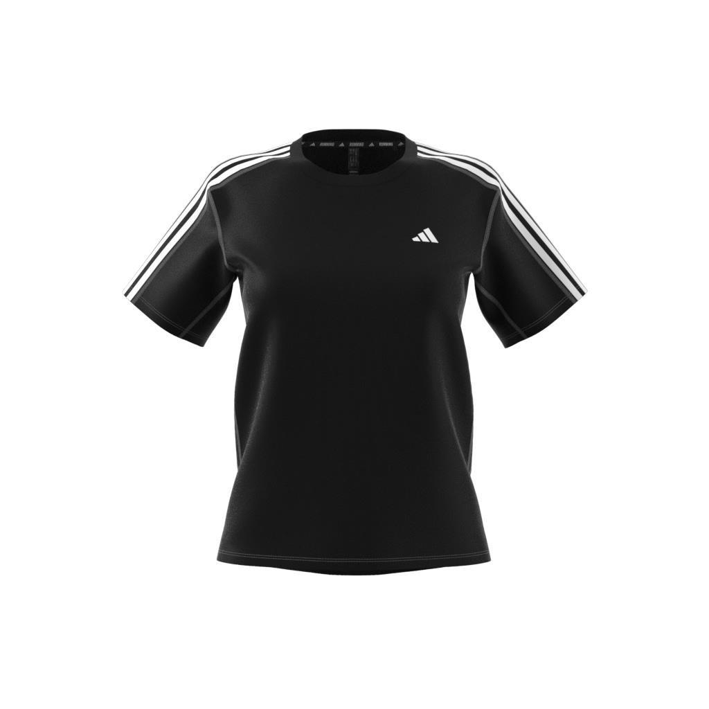 Own the Run 3-Stripes T-Shirt, Black, A901_ONE, large image number 10