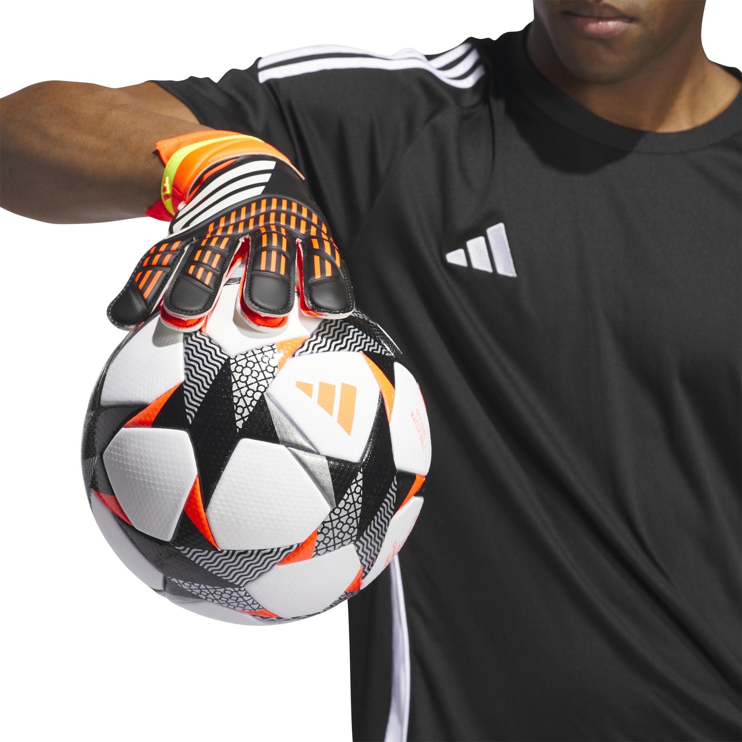 Unisex Predator Training Goalkeeper Gloves, Black, A901_ONE, large image number 2