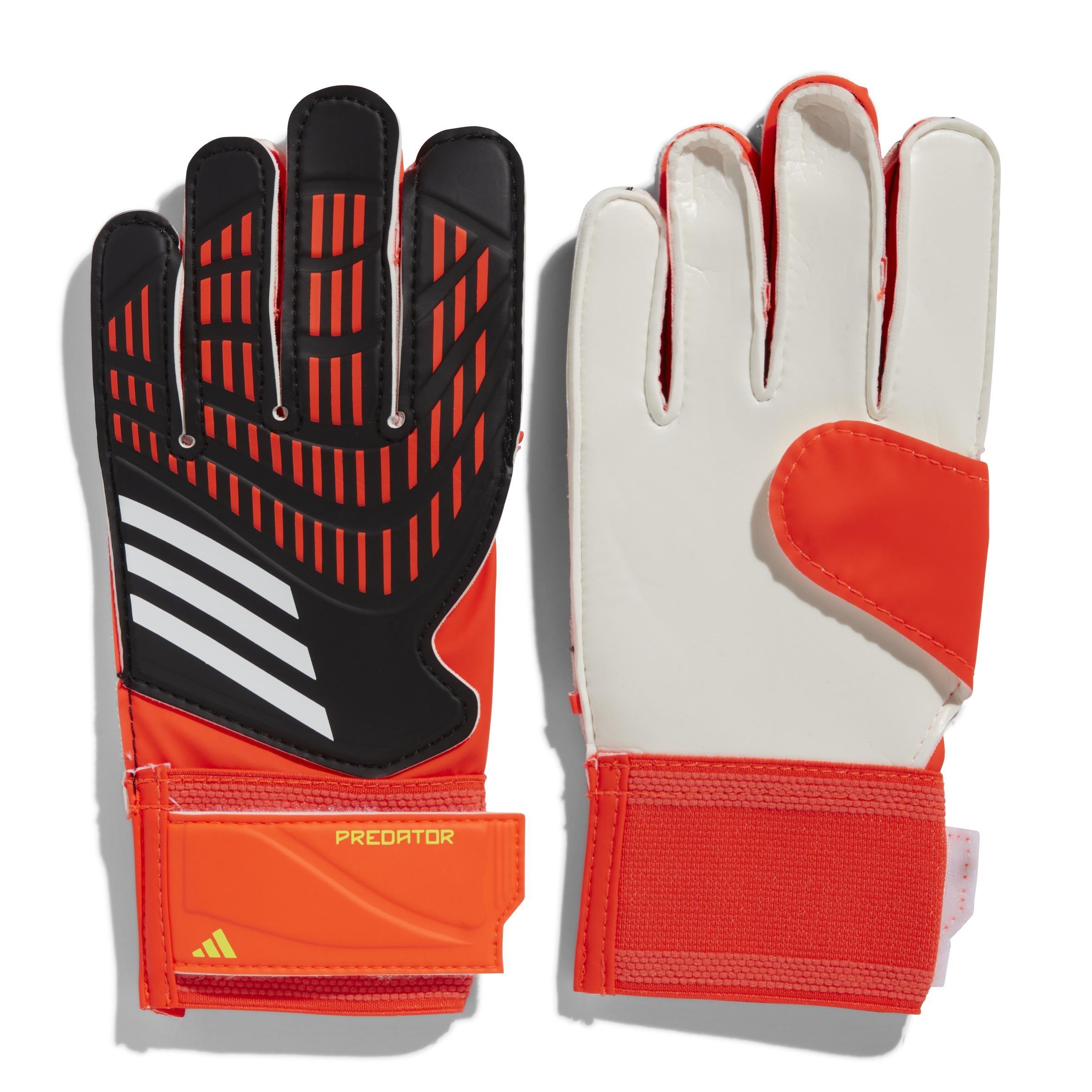 Unisex Kids Predator Training Goalkeeper Gloves, Black, , large image number 0