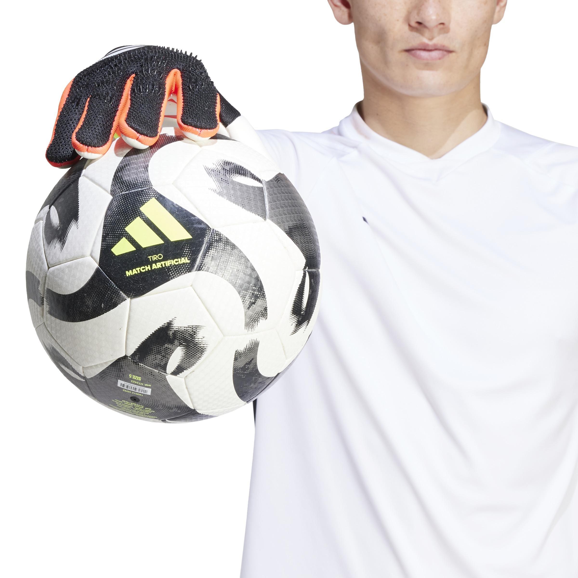 Unisex Predator Pro Goalkeeper Gloves, Black, , large image number 3