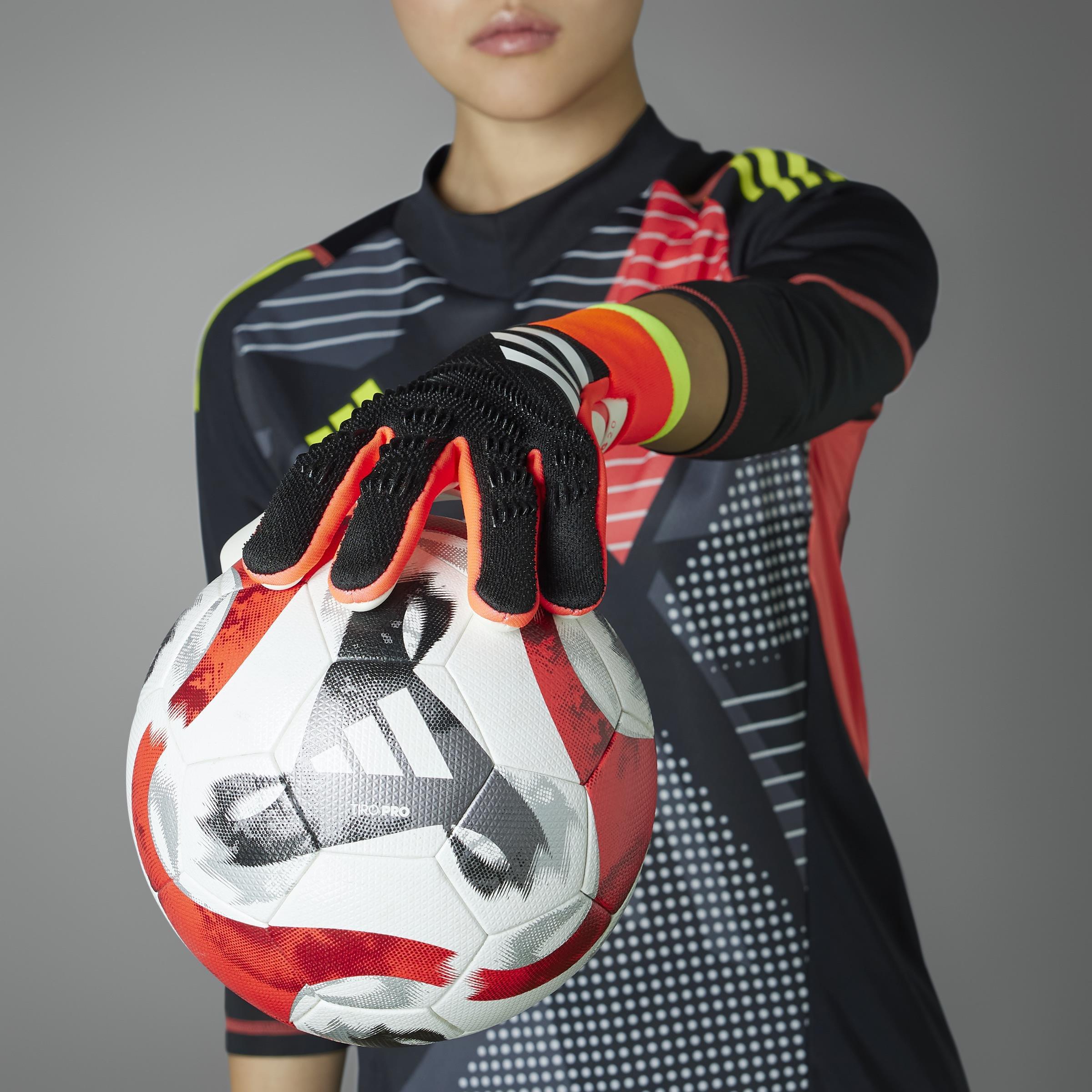 Unisex Predator Pro Goalkeeper Gloves, Black, , large image number 9