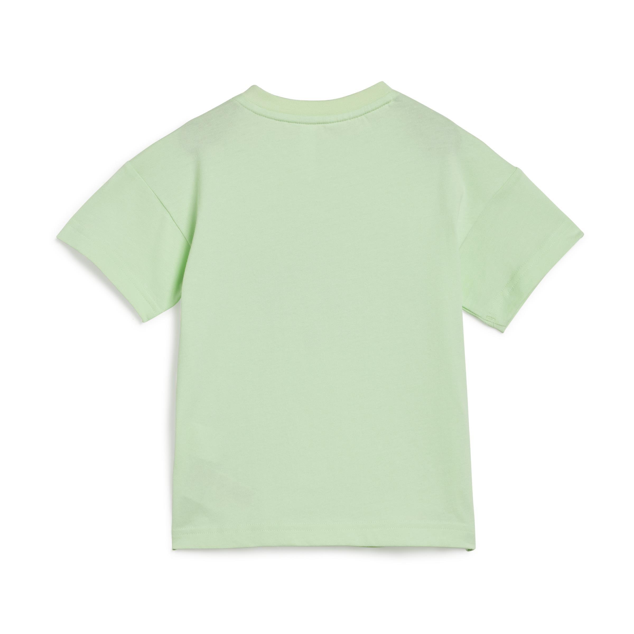 Unisex Kids Essentials Allover Print Tee Set, Green, , large image number 2