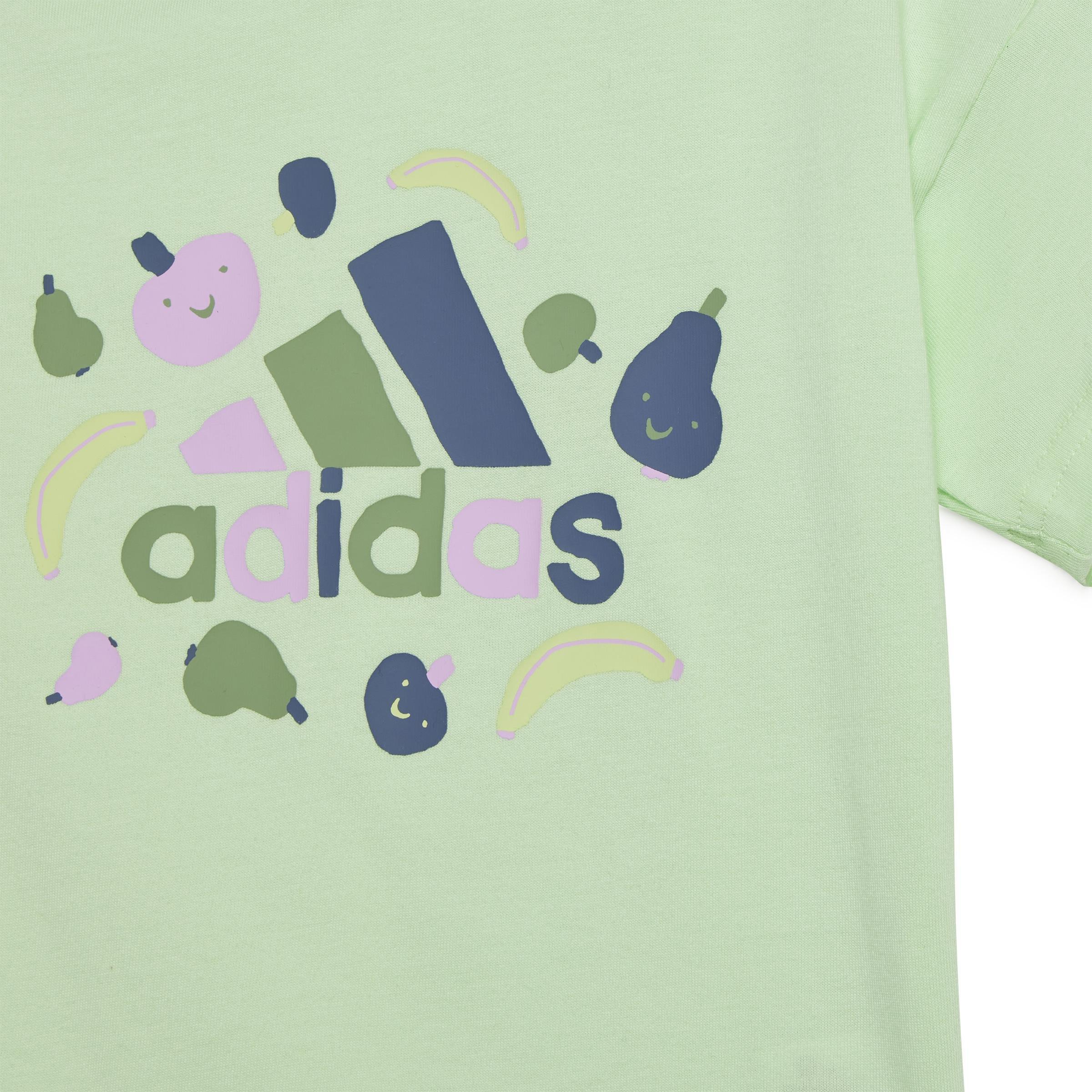 Unisex Kids Essentials Allover Print Tee Set, Green, , large image number 6