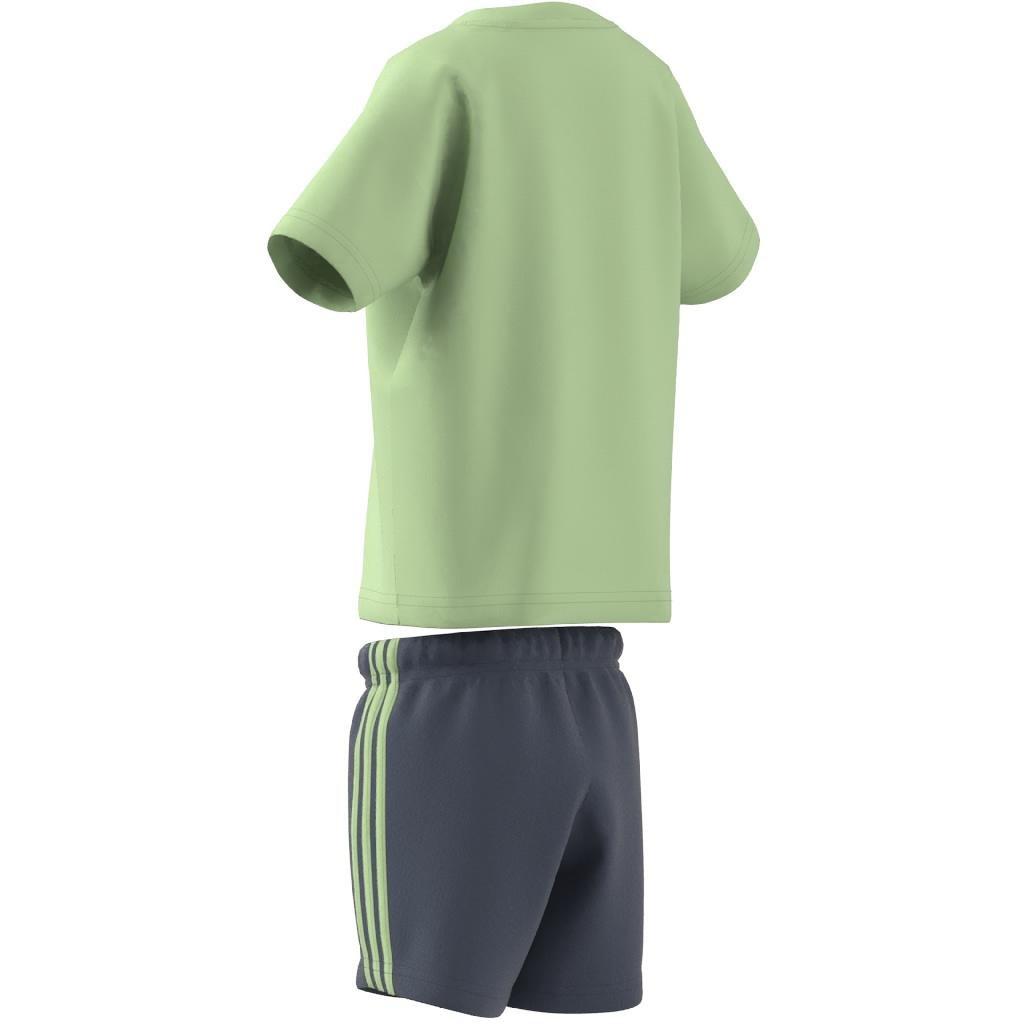 Unisex Kids Essentials Allover Print Tee Set, Green, , large image number 10