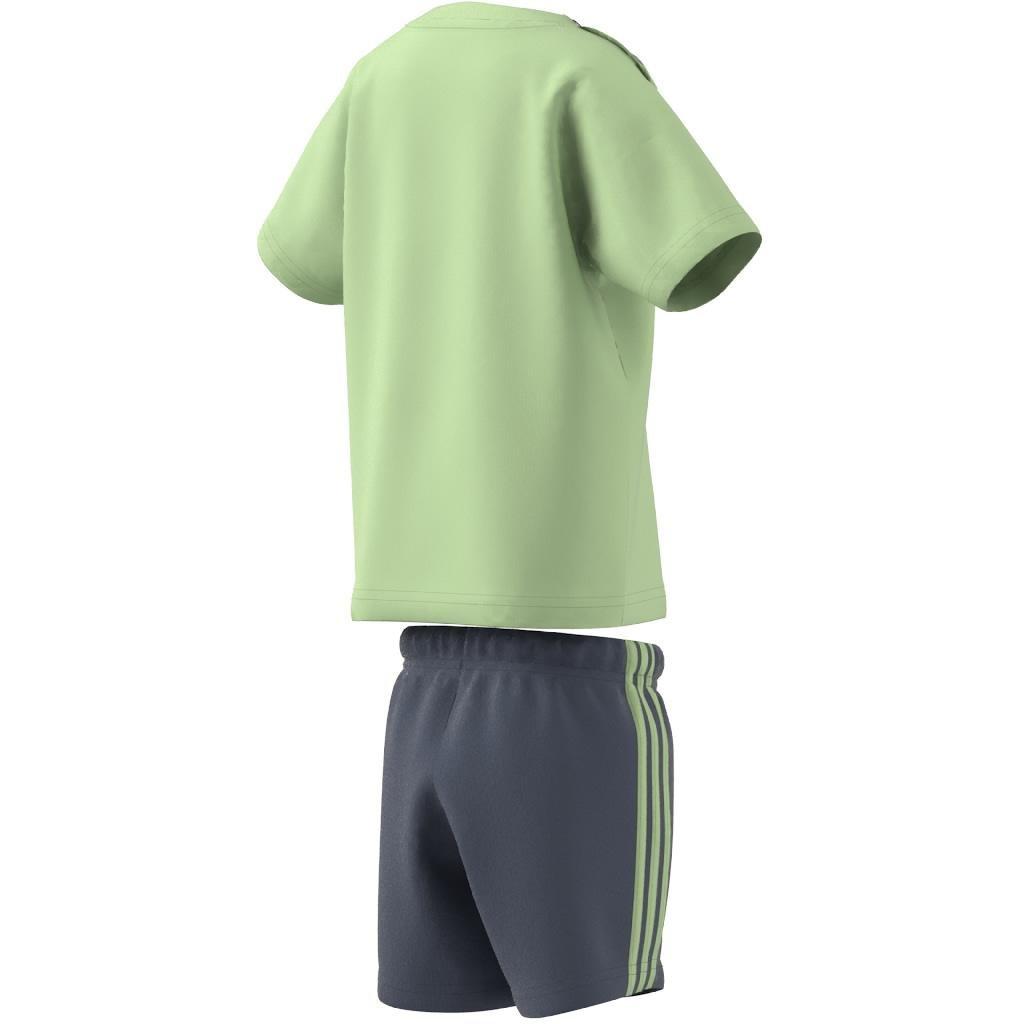 Unisex Kids Essentials Allover Print Tee Set, Green, , large image number 13