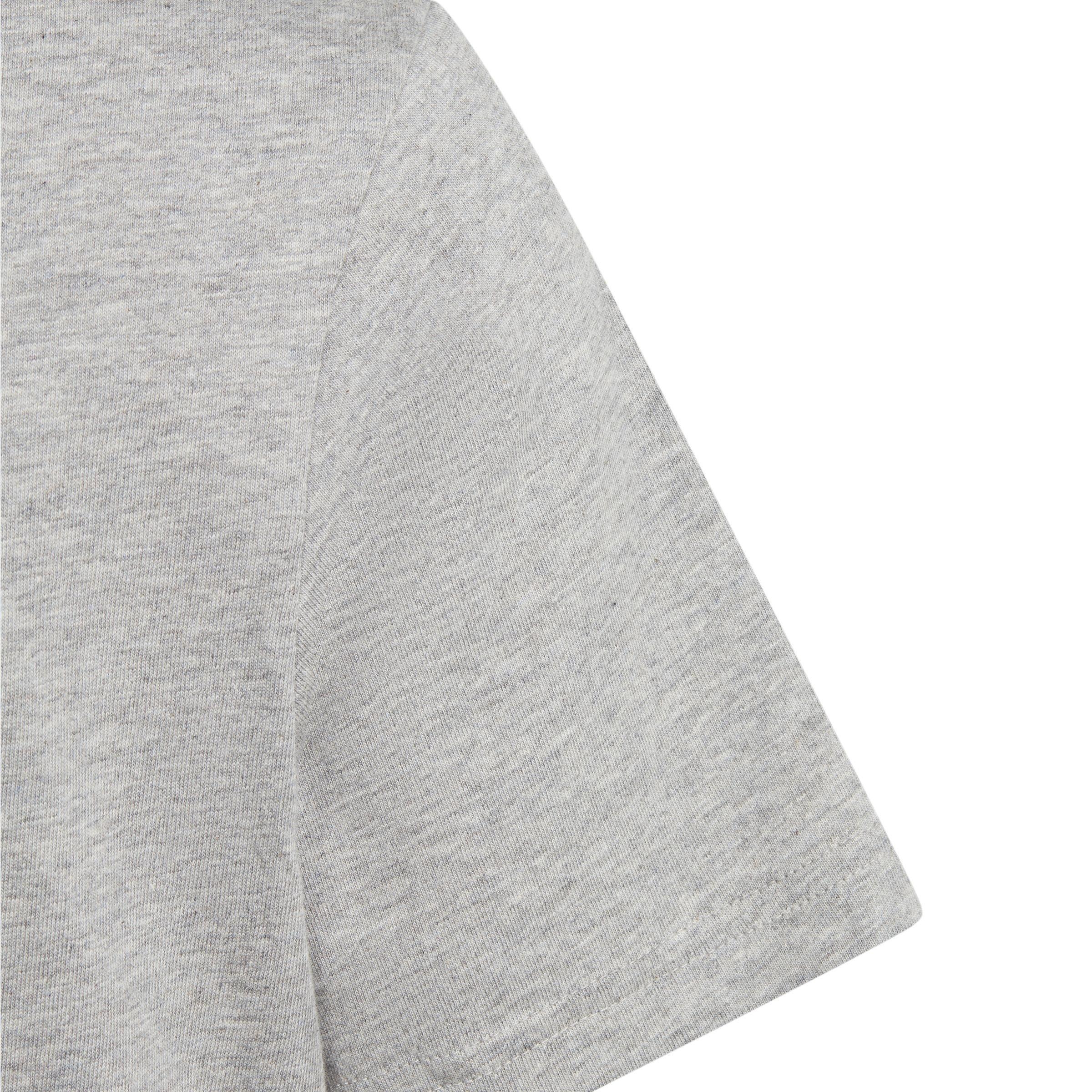 Unisex Kids Essentials Two-Colour Big Logo Cotton T-Shirt, Grey, , large image number 4