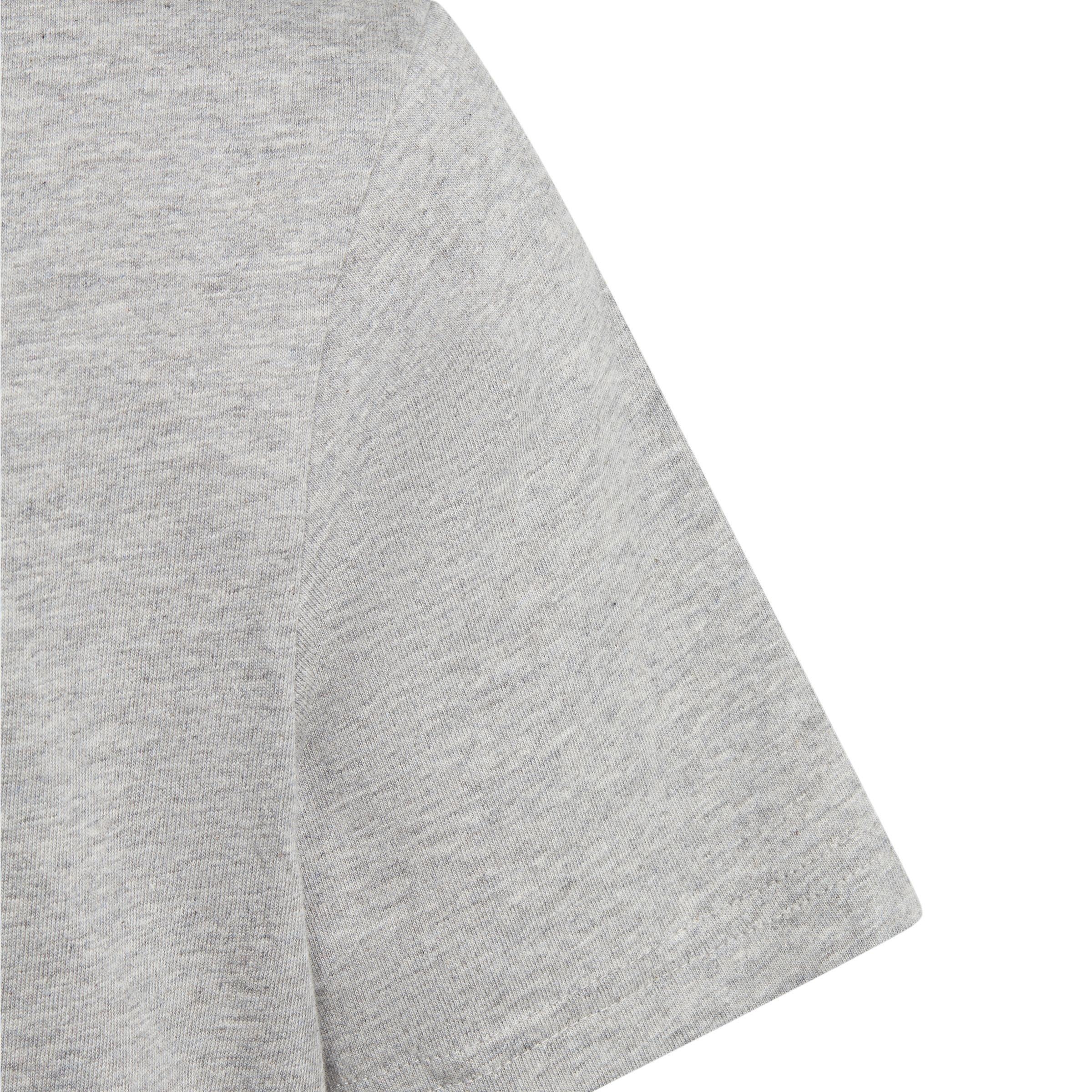 Unisex Essentials Two-Colour Big Logo Cotton T-Shirt, Grey, A901_ONE, large image number 4