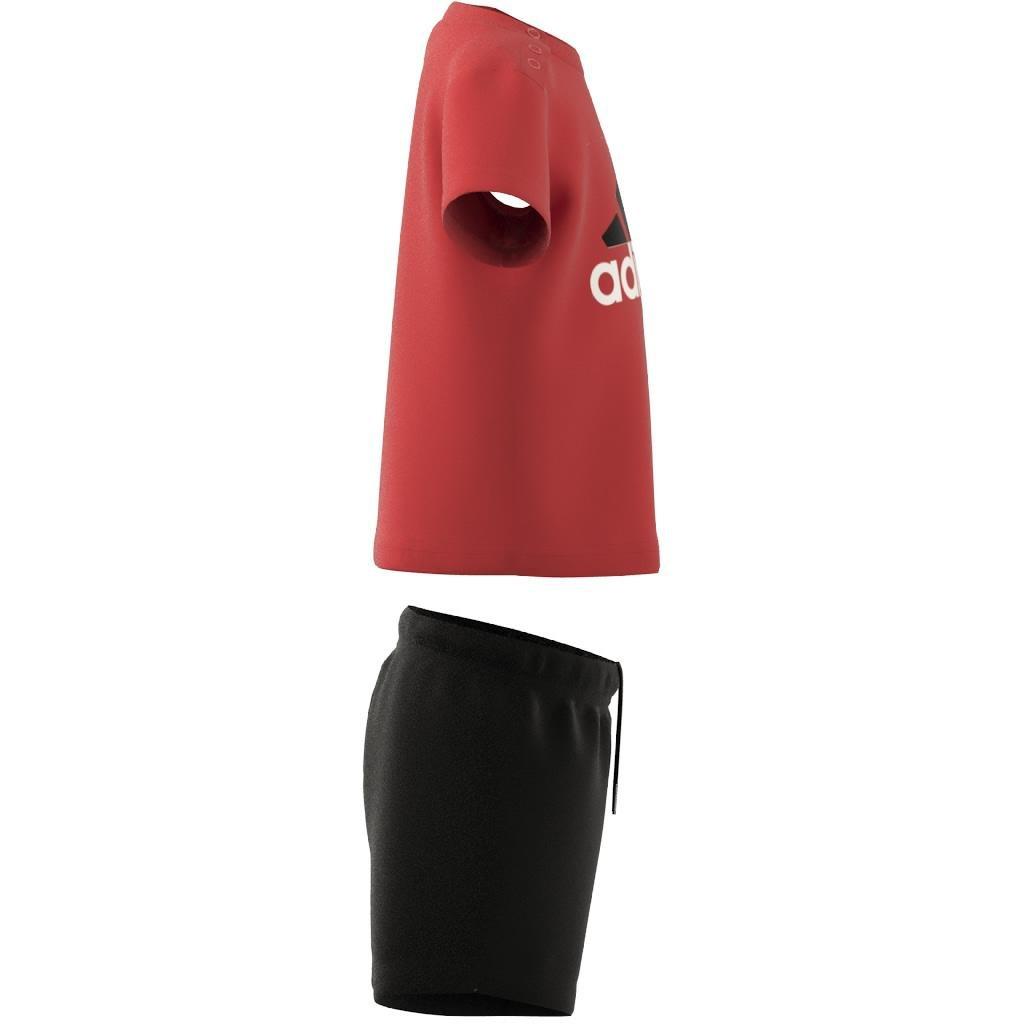 Unisex Kids Essentials Organic Cotton Tee and Shorts Set, Orange, A901_ONE, large image number 11