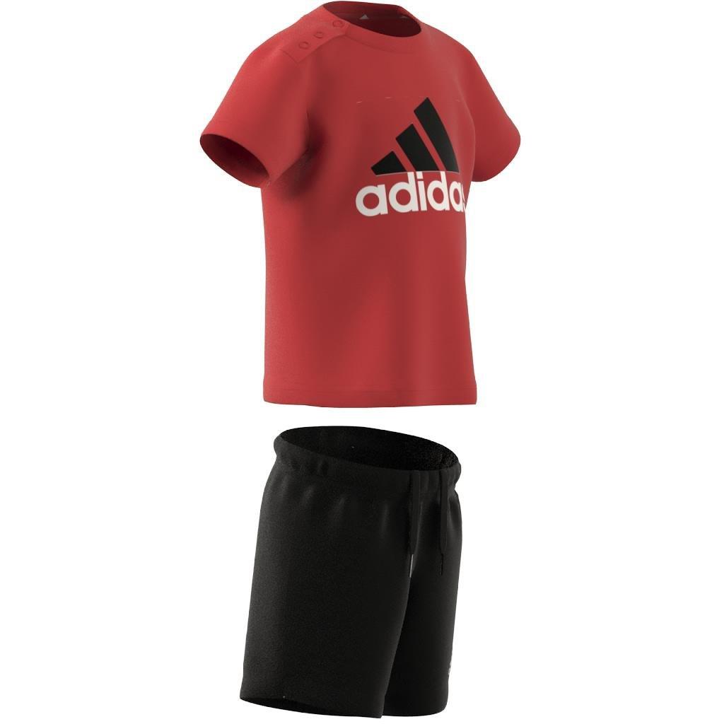 Unisex Kids Essentials Organic Cotton Tee and Shorts Set, Orange, A901_ONE, large image number 14