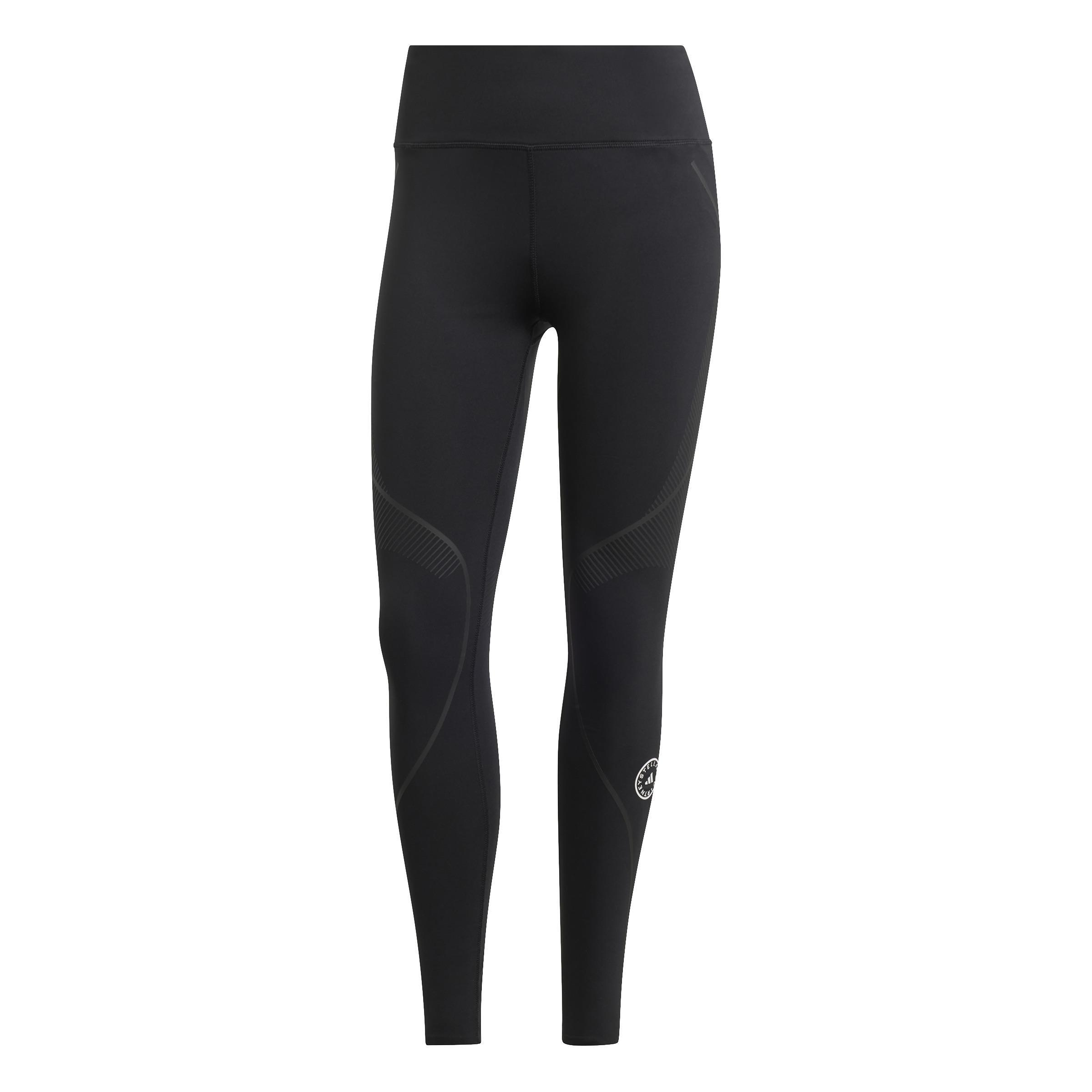 By Stella Mccartney Truepace Long Running Leggings, Black, , large image number 0