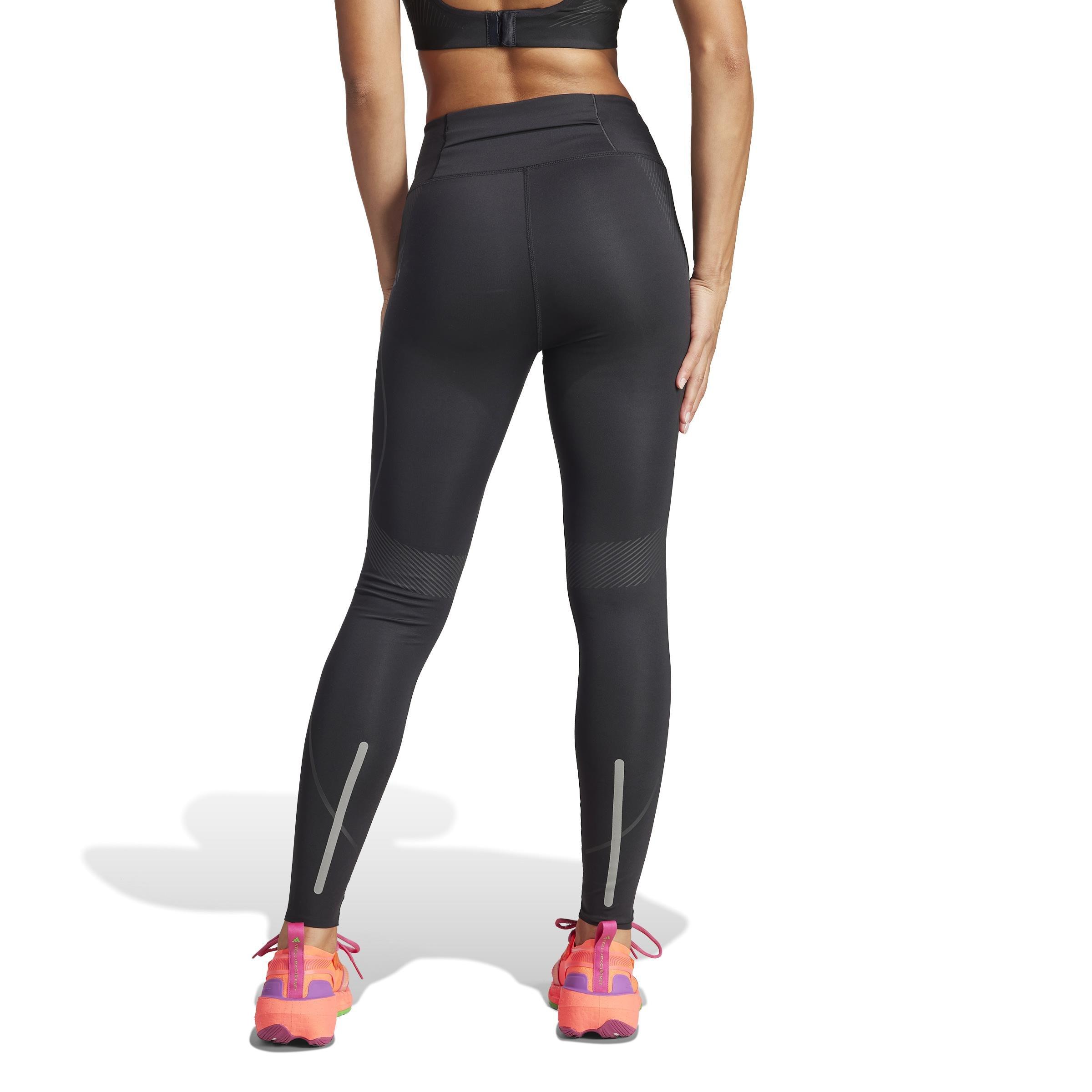 By Stella Mccartney Truepace Long Running Leggings, Black, , large image number 2