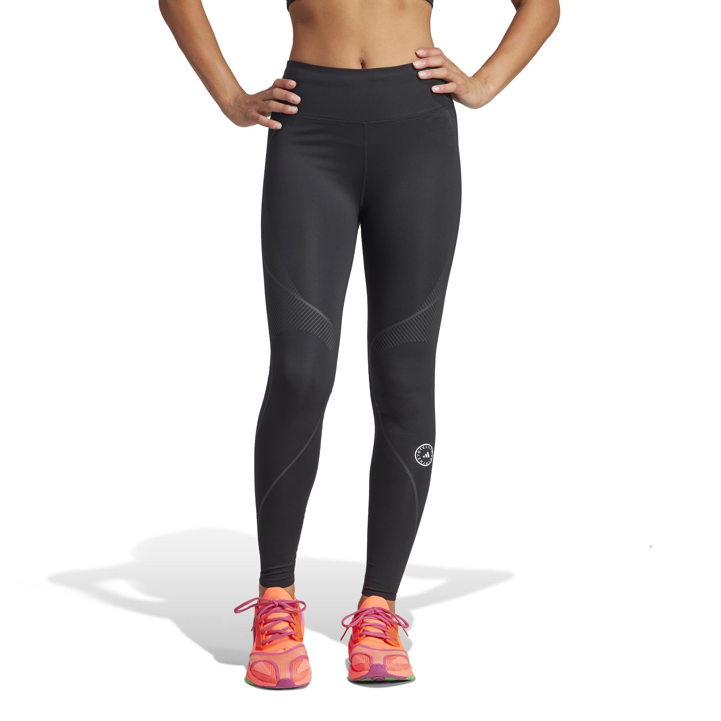 By Stella Mccartney Truepace Long Running Leggings, Black, , large image number 7