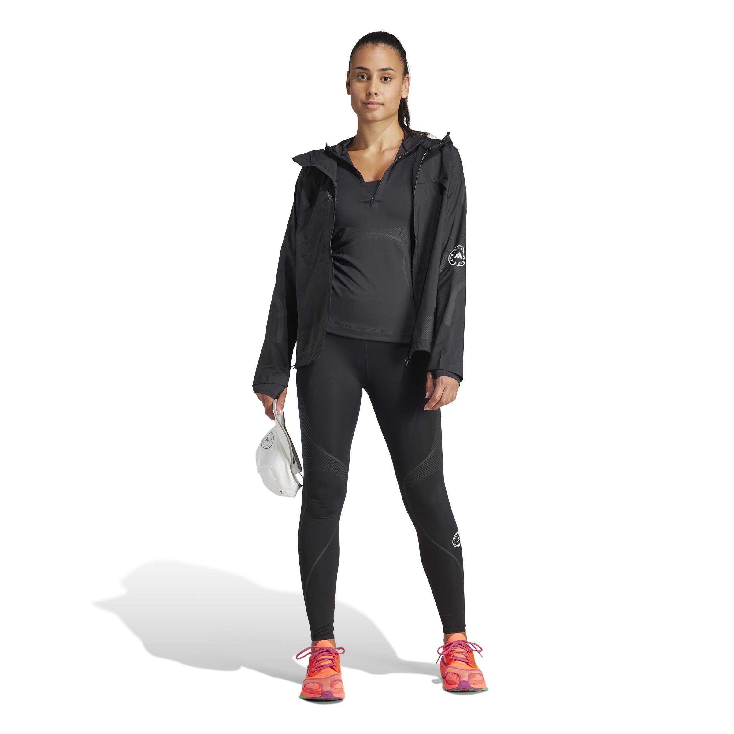 By Stella Mccartney Truepace Long Running Leggings, Black, , large image number 8