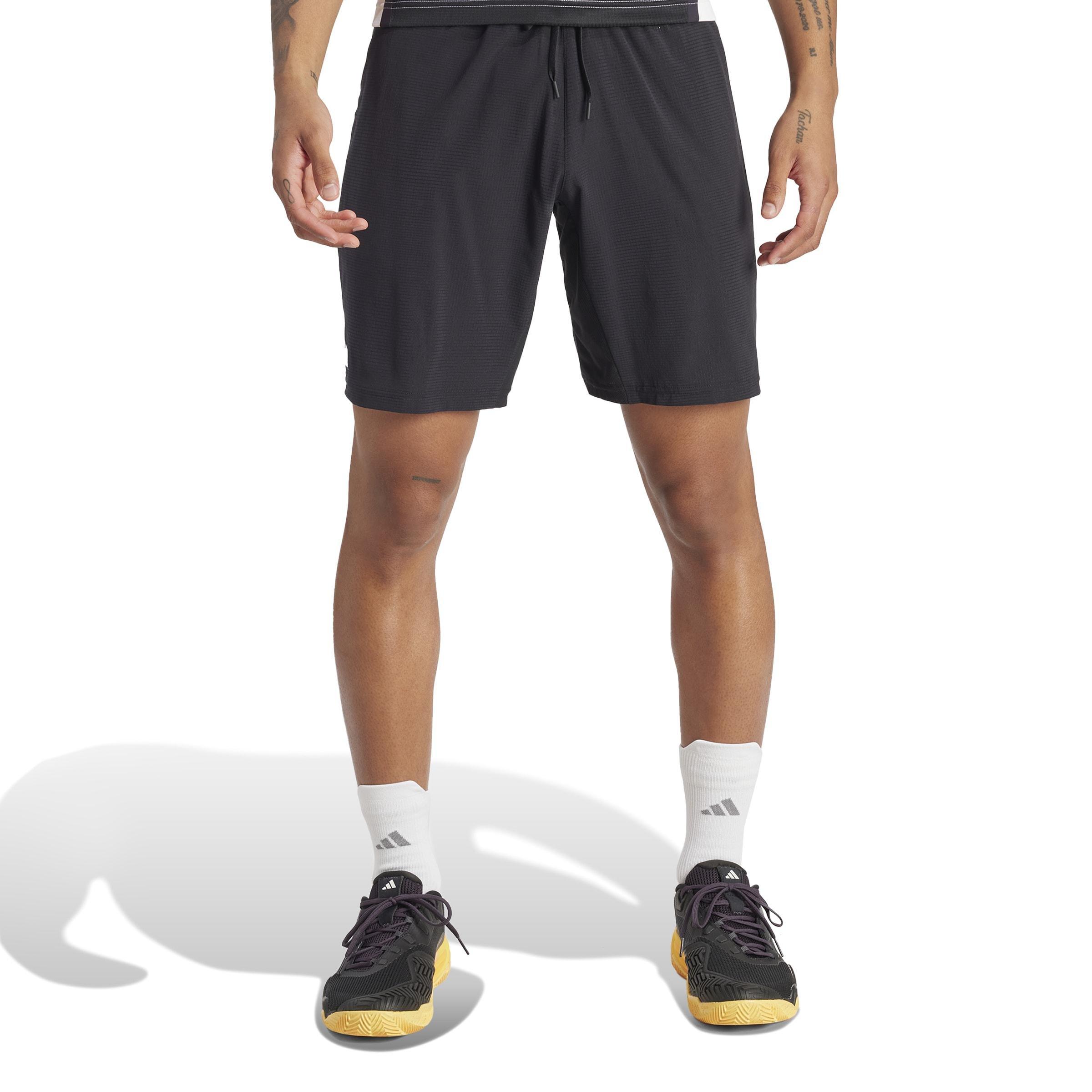 Tennis Ergo Shorts, Black, A901_ONE, large image number 1