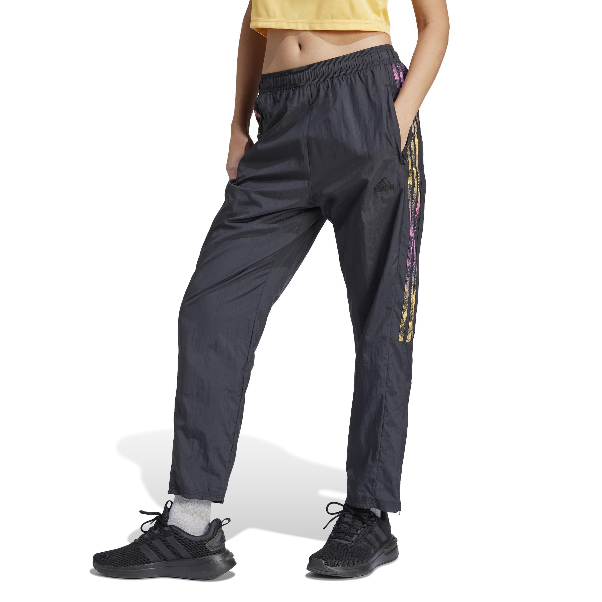 Tiro Cut 3-Stripes Summer Woven Pants, Black, , large image number 7