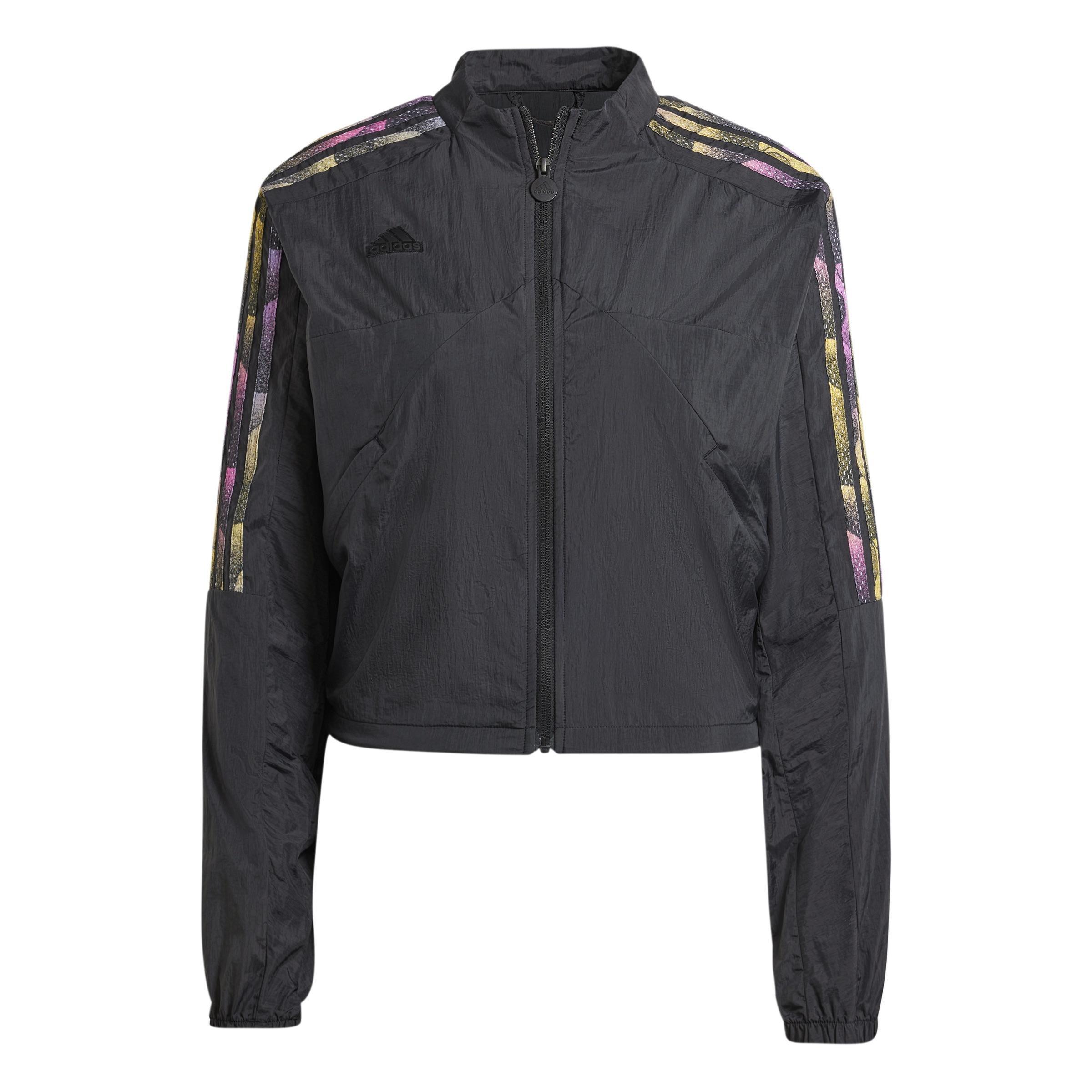 Tiro Cut 3-Stripes Summer Woven Track Jacket, Black, , large image number 0