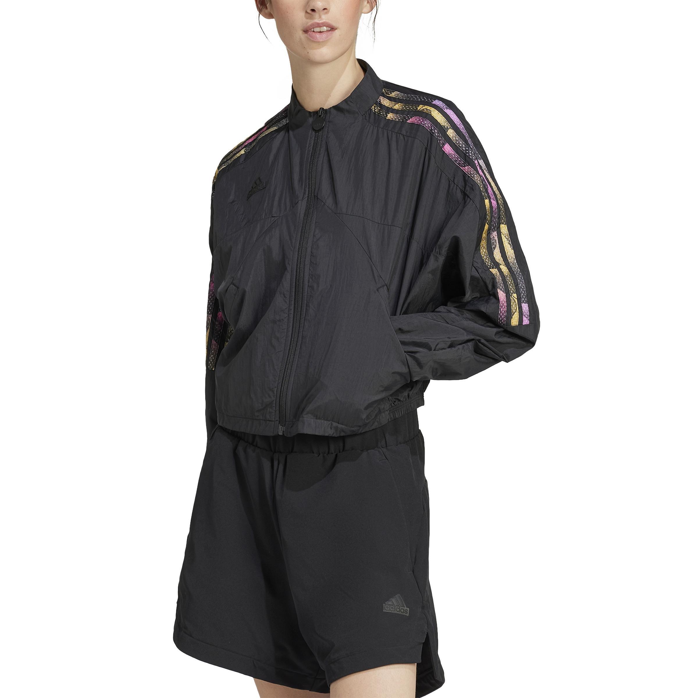 Tiro Cut 3-Stripes Summer Woven Track Jacket, Black, , large image number 1