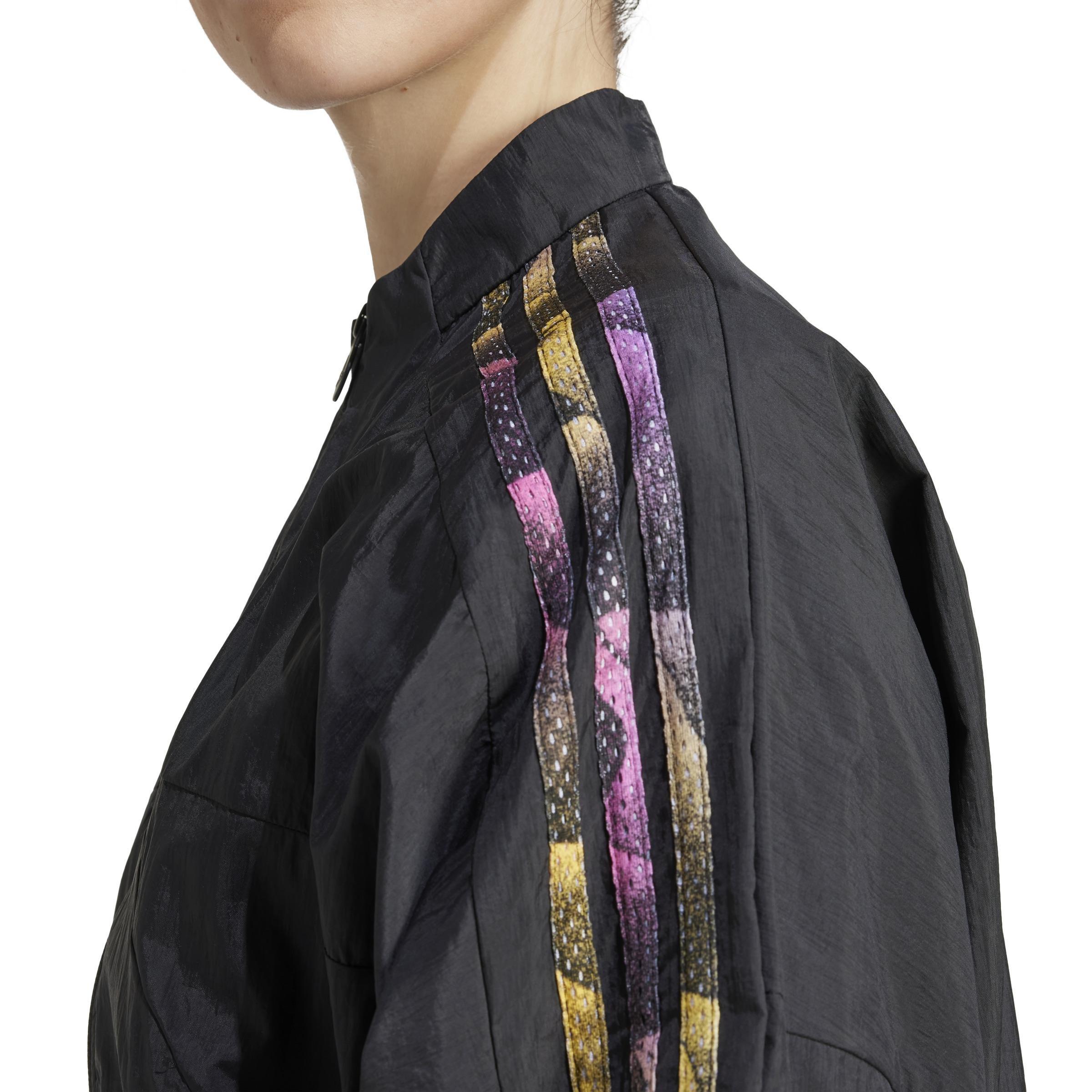 Tiro Cut 3-Stripes Summer Woven Track Jacket, Black, , large image number 4