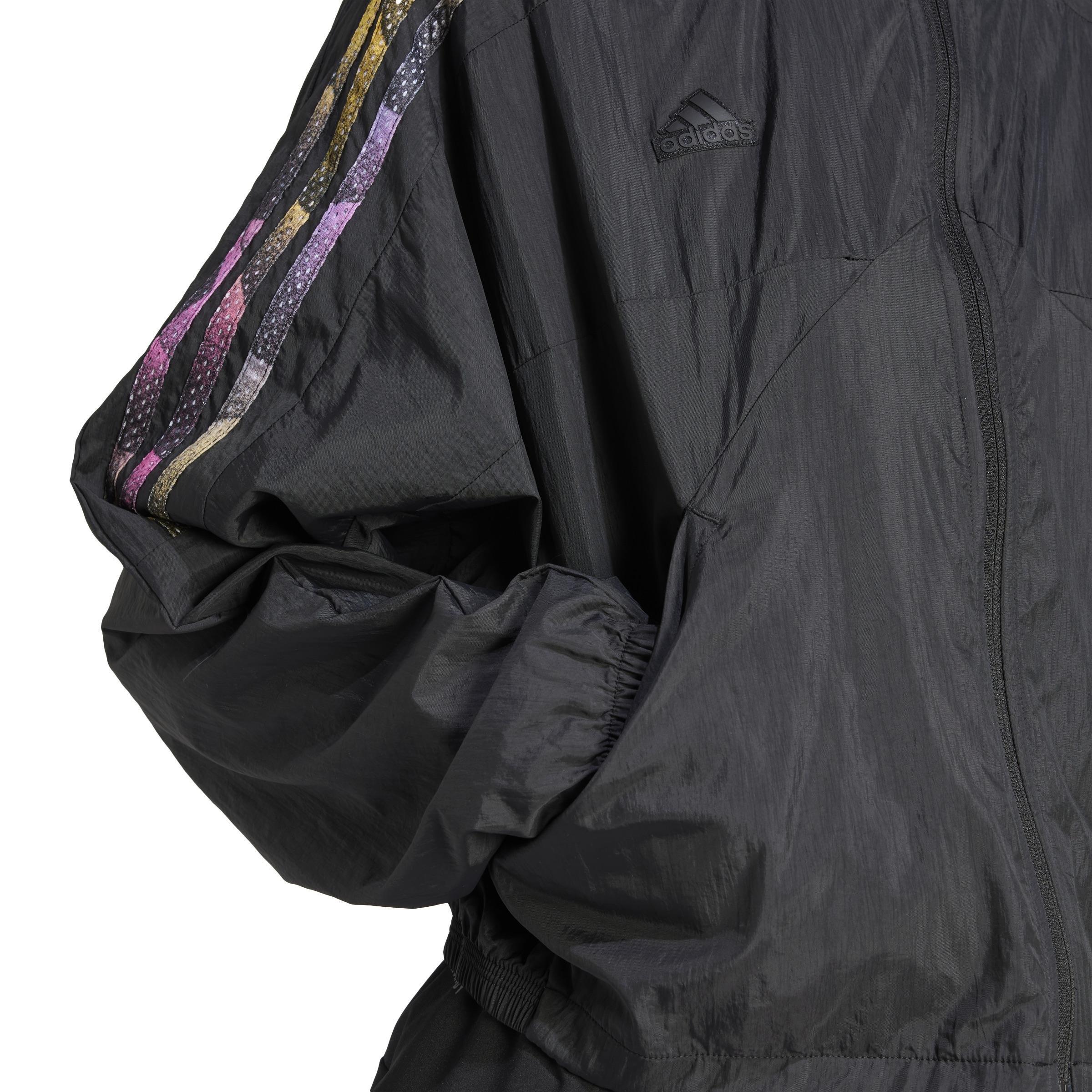 Tiro Cut 3-Stripes Summer Woven Track Jacket, Black, , large image number 5