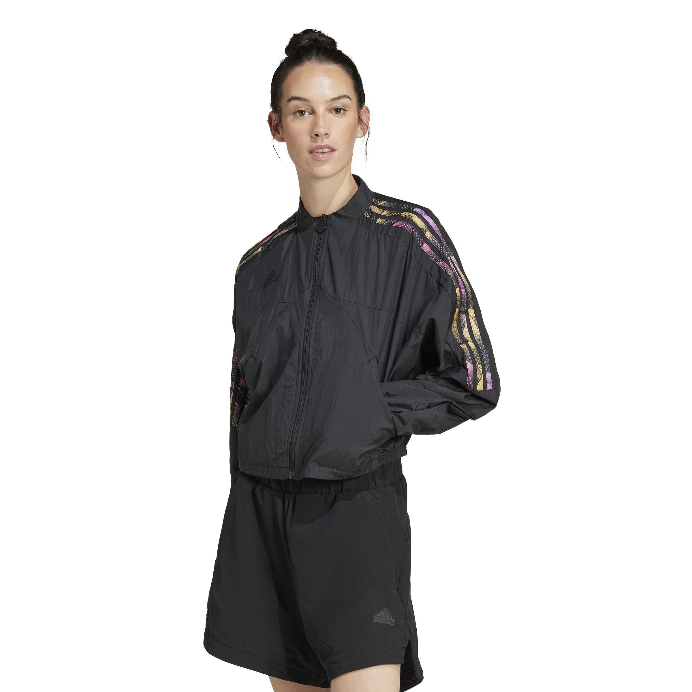 Tiro Cut 3-Stripes Summer Woven Track Jacket, Black, , large image number 14