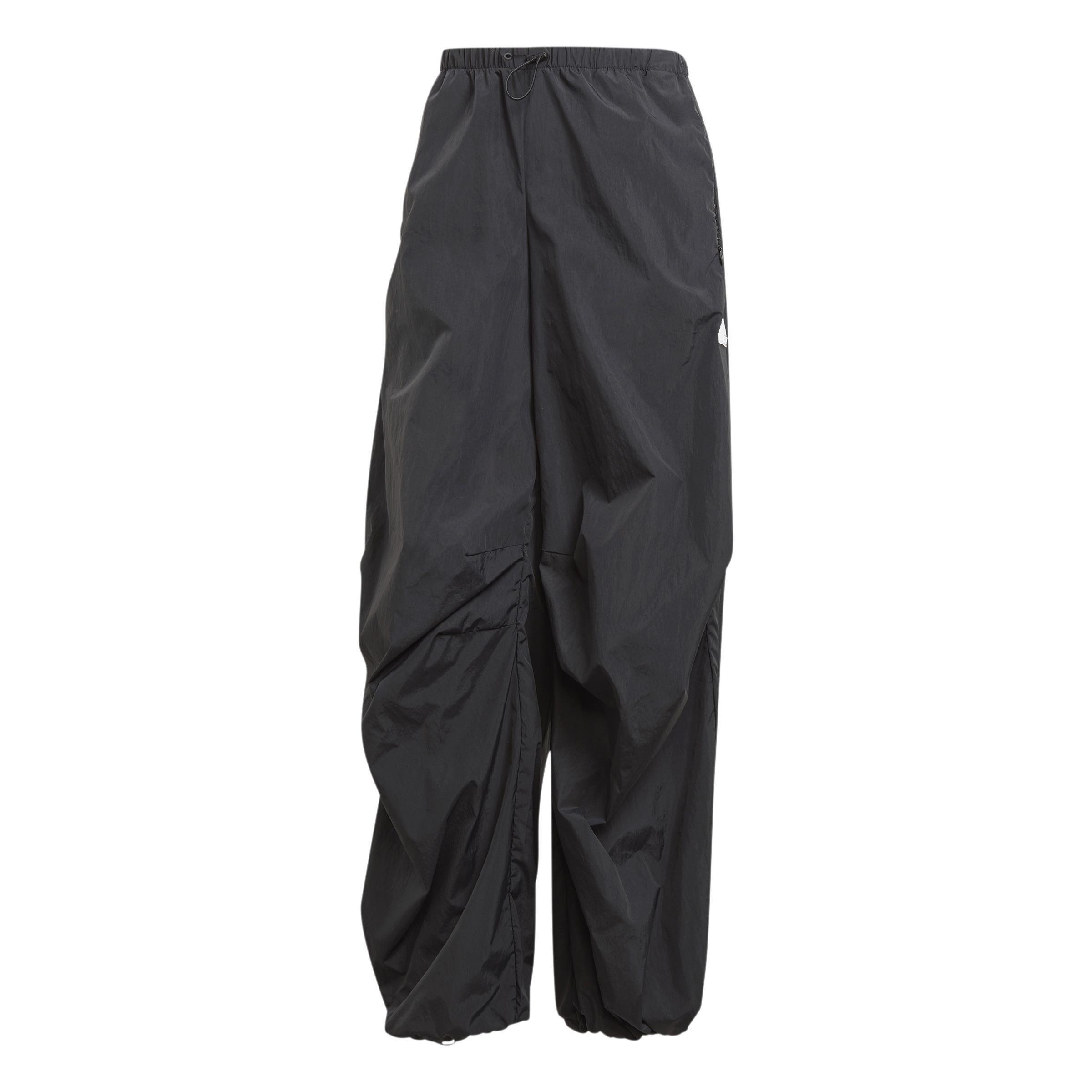 City Escape Parachute Tracksuit Bottoms, Black, A901_ONE, large image number 0