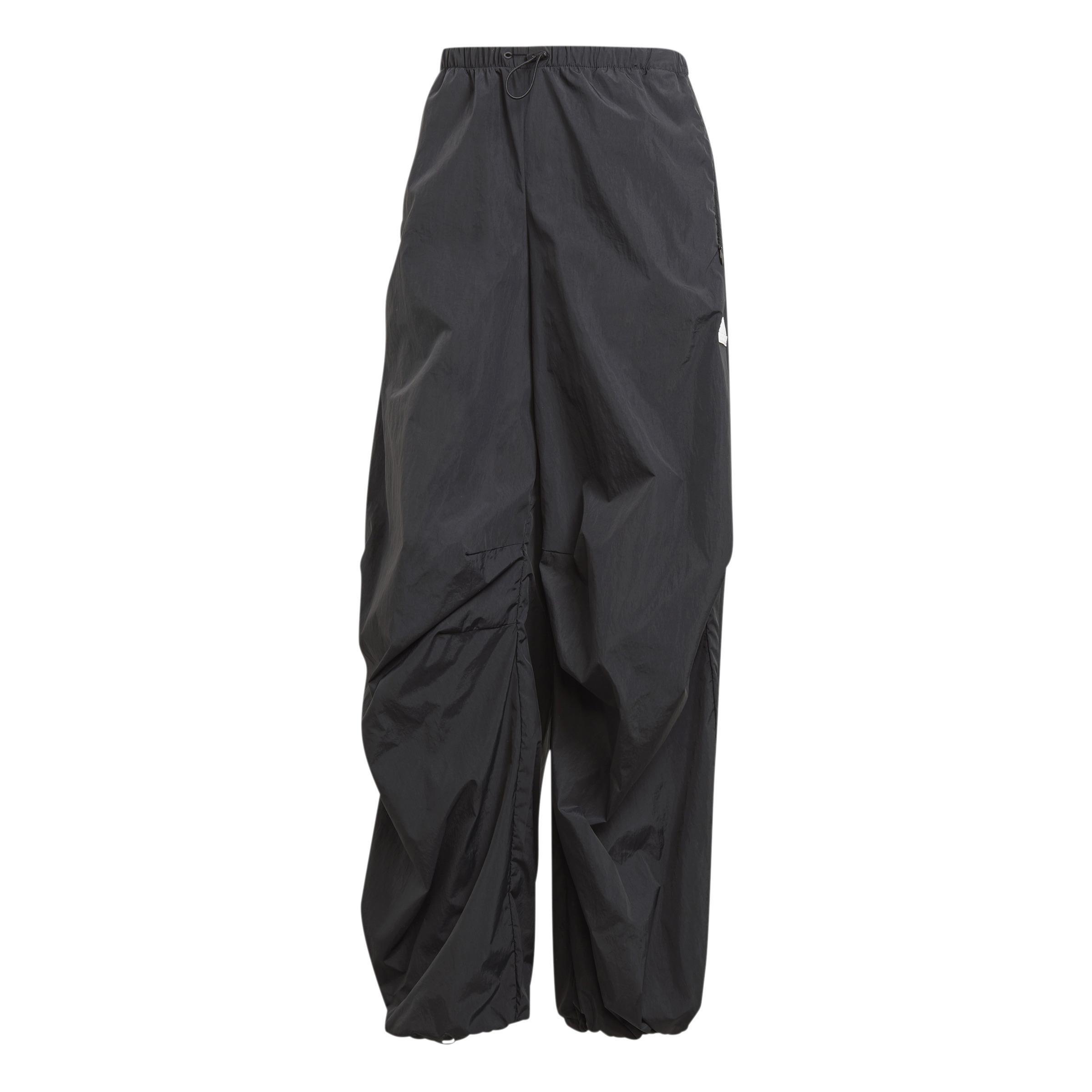 City Escape Parachute Tracksuit Bottoms, Black, A901_ONE, large image number 2